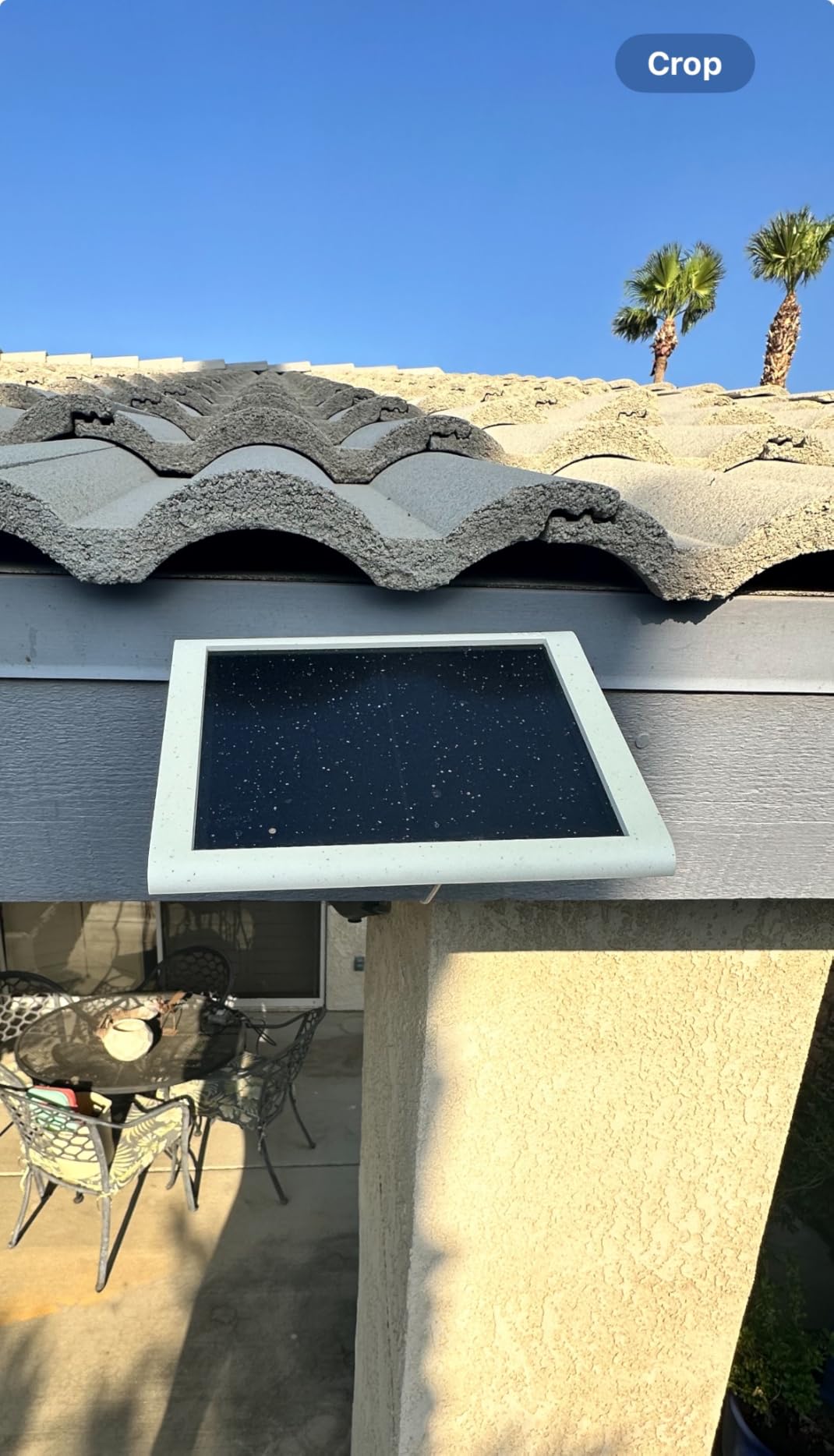 Ring Spotlight Cam Plus, Solar | Two-Way Talk, Color Night Vision, and Security Siren (newest model) - White customer photo 1