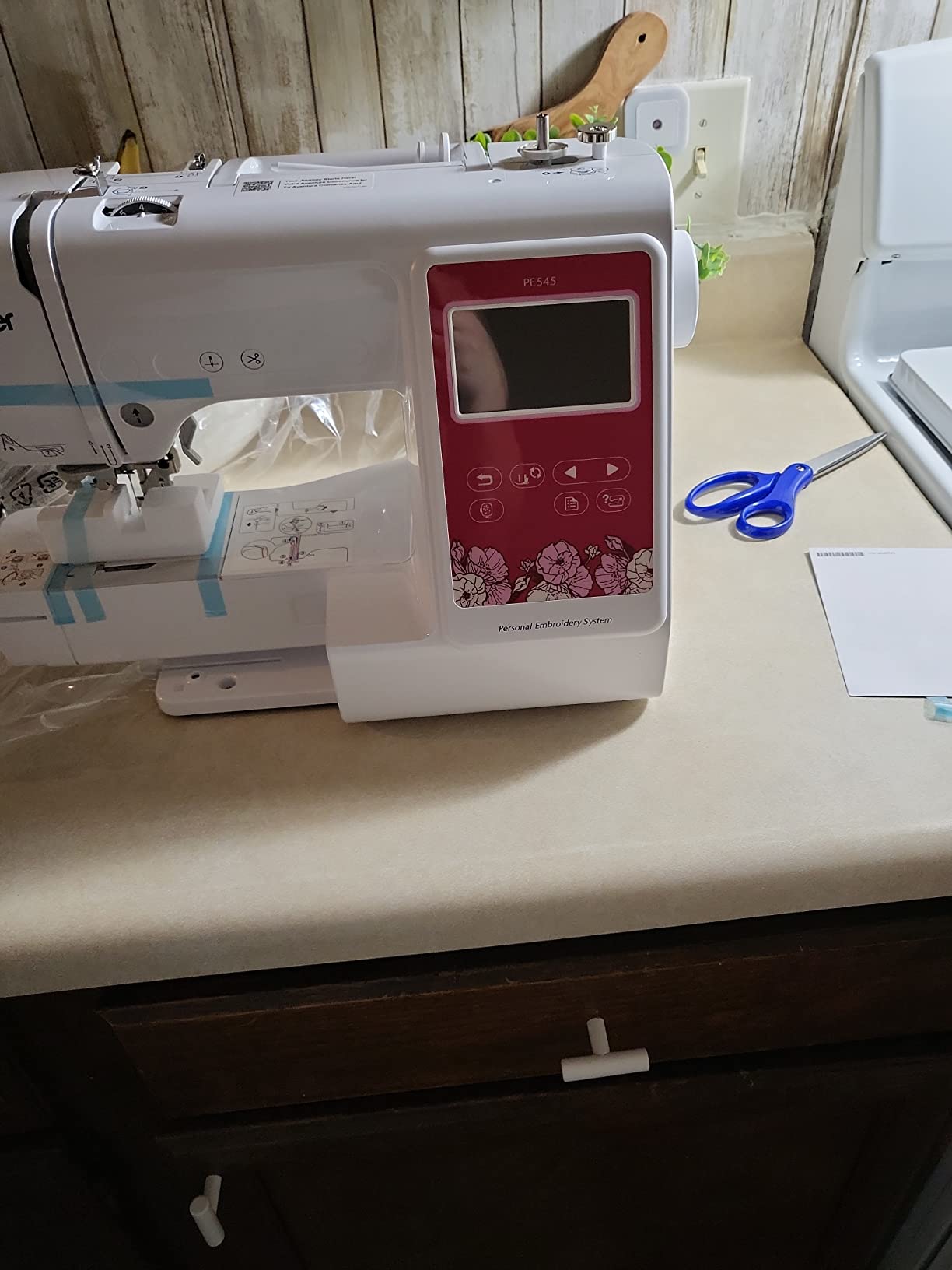 Brother PE545 Wireless Embroidery Machine 4x4 Hoop LCD customer photo 1