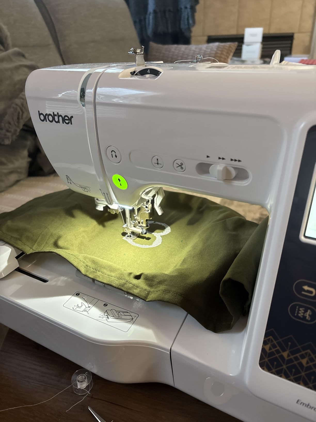 Brother SE700 Sewing and Embroidery Machine, Wireless LAN, 135 built-in embroidery designs, 103 stitches, 4