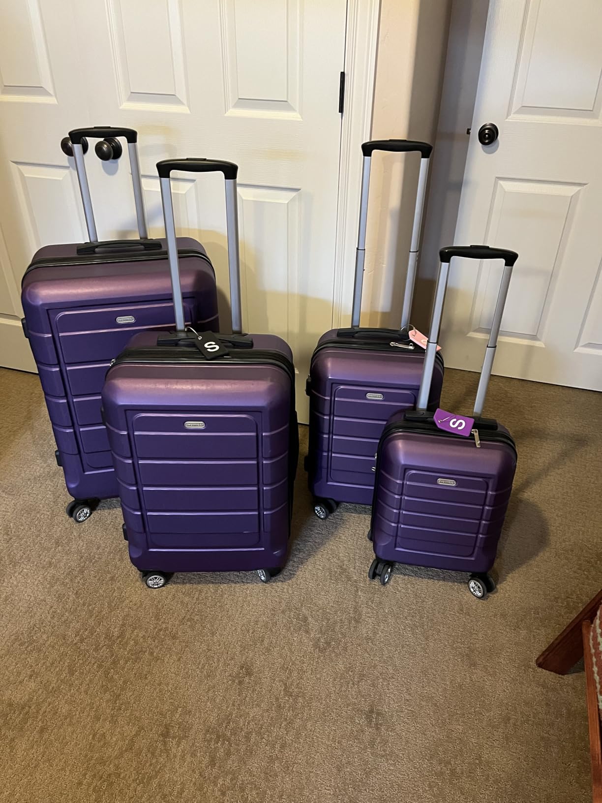 SHOWKOO G-Series Luggage set 4pcs, 100% PC Durable Hardshell Suitcase customer photo 1