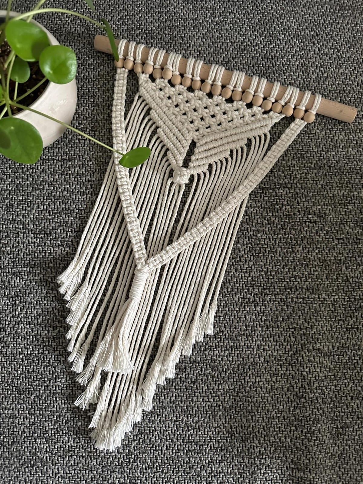MIGO Creates DIY Macrame Kit for Beginners with 9 Macrame Projects Ebook, 115 Pcs Macrame Supplies & 220yd Cotton Yarn | Create Unique Bohemian Decor Craft Projects! Perfect DIY Crafts for Adults! customer photo 1