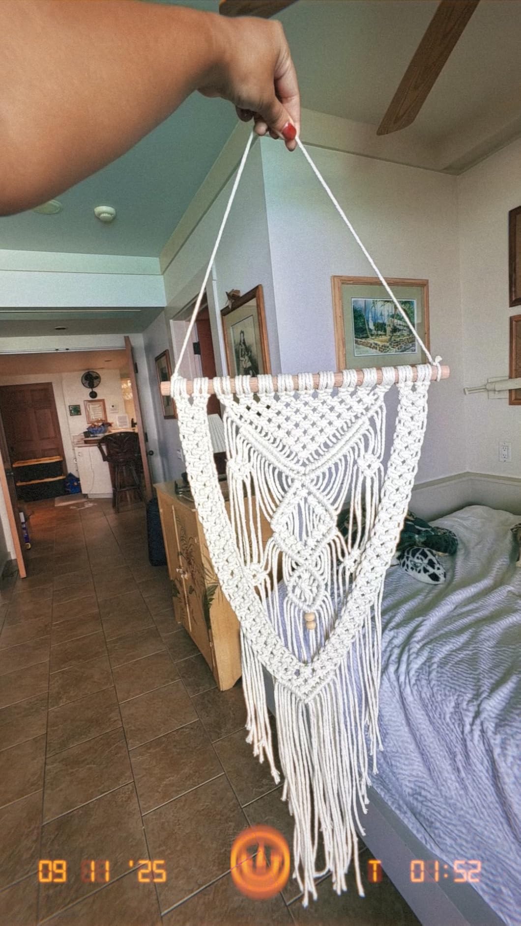 MIGO Creates DIY Macrame Kit for Beginners with 9 Macrame Projects Ebook, 115 Pcs Macrame Supplies & 220yd Cotton Yarn | Create Unique Bohemian Decor Craft Projects! Perfect DIY Crafts for Adults! customer photo 2