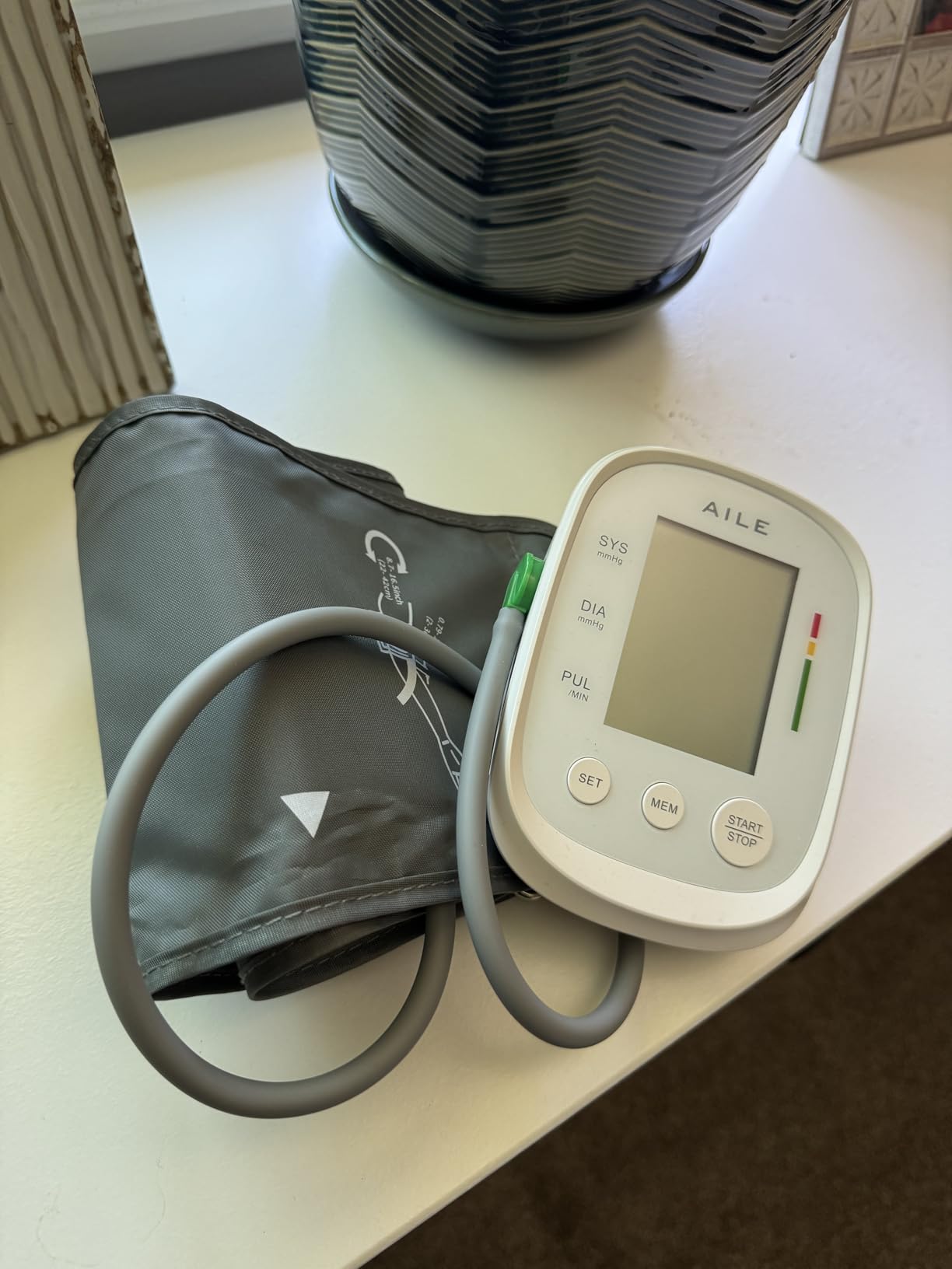 AILE FDA Cleared Blood Pressure Monitor - Home Monitoring 2x99 Memory Track customer photo 2