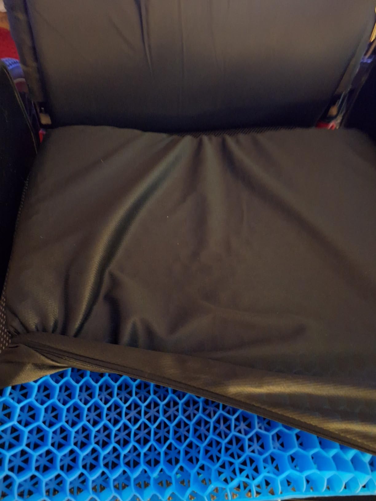 Gel Seat Cushion for Long Sitting, (Thick & Large) Cushion for Wheelchair customer photo 2