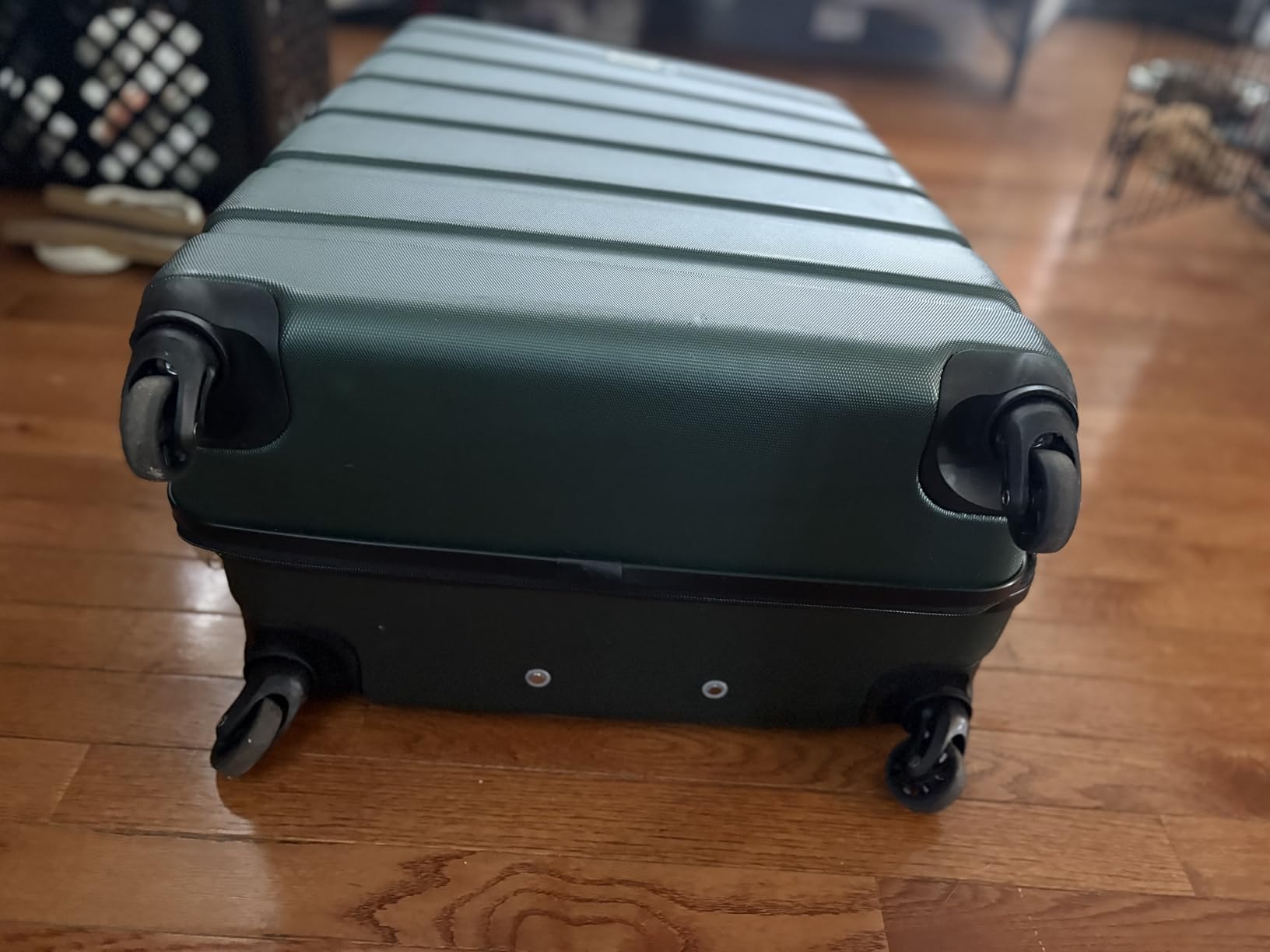 Coolife Luggage Set, Lightweight Durable Hardshell, 3 piece, Apricot Black | suitcase set with 360° Spinner Wheels, TSA-approved Lock, Checked Family Travel, 20/24/28 Inch customer photo 1