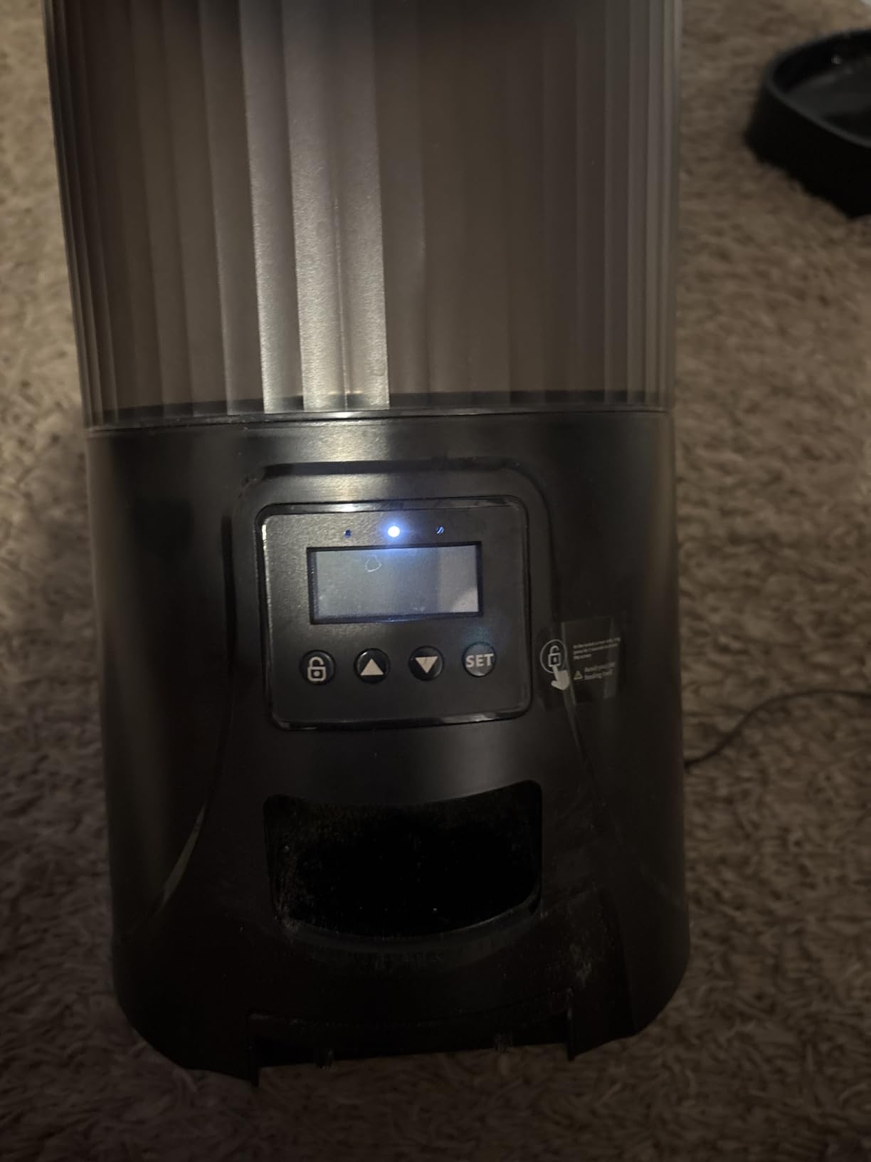 PETULTRA Automatic Cat Feeder: 4L Timed Cats Food Dispenser Programmable, Easy to Set, Dual Power, Precise Portion, Auto Pet Feeder with Desiccant Bag, Detachable Washable for Cats and Small Dog customer photo 2