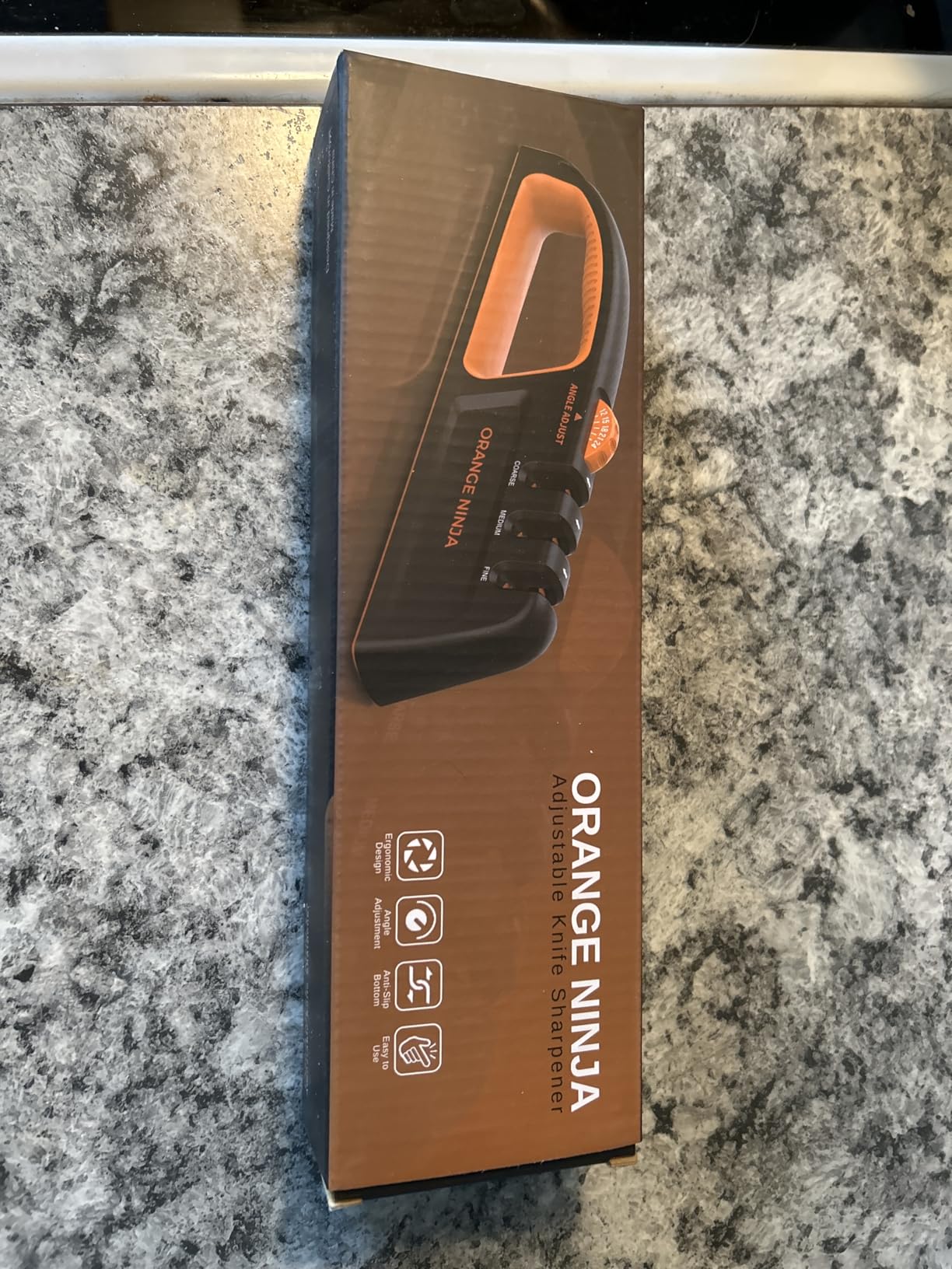 5 Precision Adjust Knife Sharpener - 3-Stage Premium Kitchen Knife Sharpener, Manual with Adjustable Angles by Sharp Pebble customer photo 2