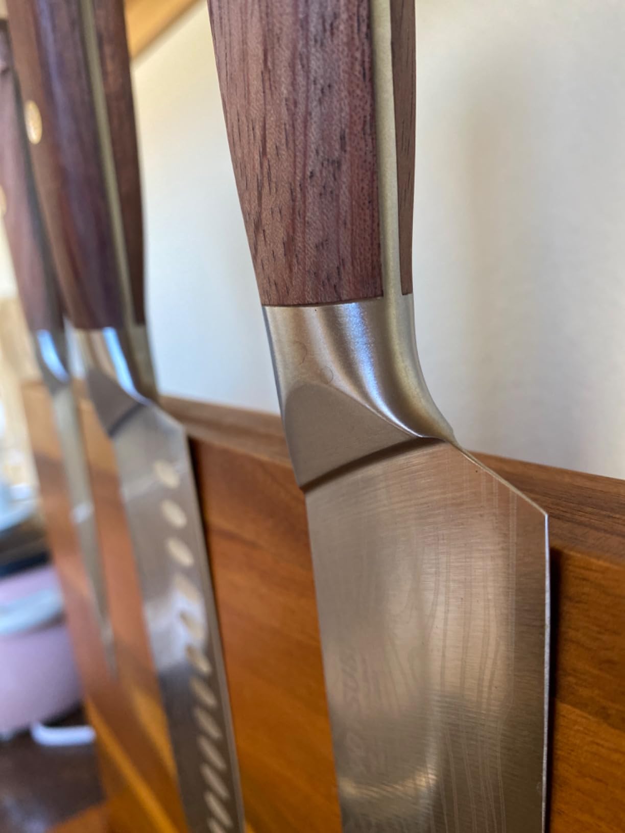 YOTSUBA 3 PCS Japanese Kitchen Knife Set with Full Tang Rosewood Handle | Razor Sharp High Carbon Stainless Steel Chef Knives, Premium Gift Box for Home Chefs customer photo 1