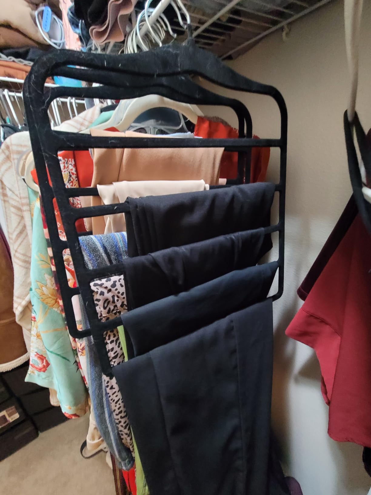 Closet Organizers and Storage, 3 Pack Pants Hangers Space Saving customer photo 1