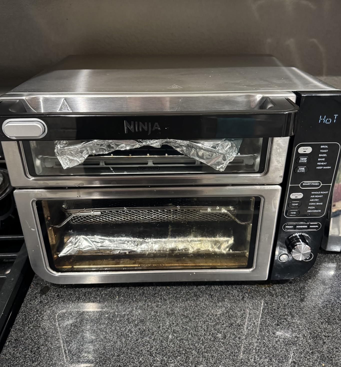 Ninja DCT451 12-in-1 Smart Double Oven with FlexDoor, Thermometer, FlavorSeal, Smart Finish, Rapid Top Convection and Air Fry Bottom, Stainless Steel customer photo 2