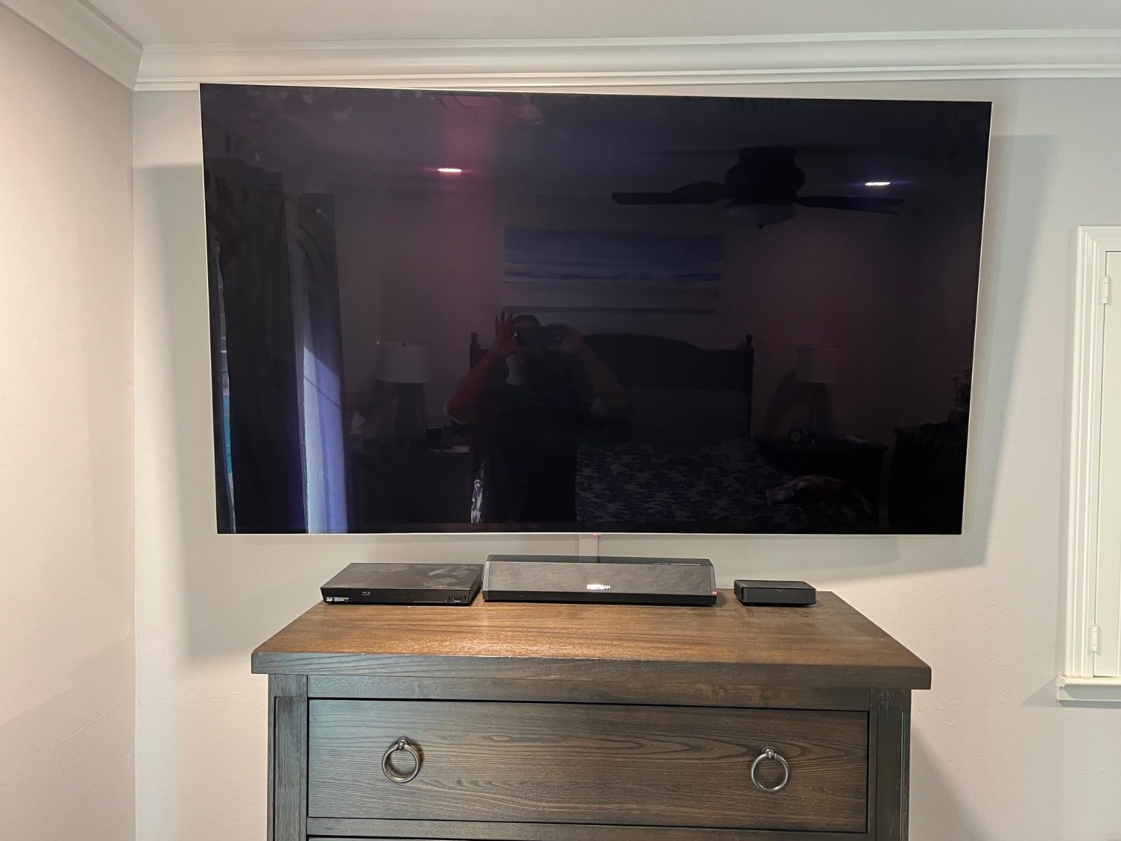 Bestisan Sound Bars for TV, 16'/50W Small Soundbar for TV, Sound Bar with Depths Sound Enhanced/DSP/Bass+/3EQ, Surround Sound Speakers for TV Works with HDMI ARC/CEC,Optical/BT/PC … customer photo 2