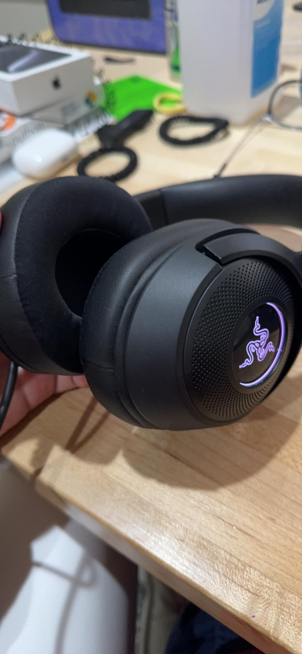 Razer Kraken V3 X Wired USB Gaming Headset, Lightweight, Black customer photo 1