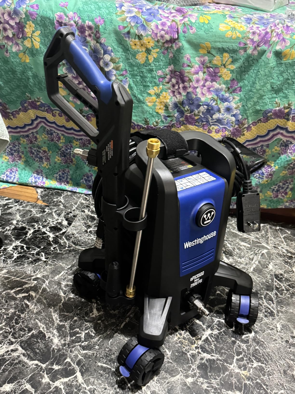 Westinghouse ePX3500 Electric Pressure Washer, 2500 Max PSI 1.76 Max GPM with Anti-Tipping Technology, Onboard Soap Tank, Pro-Style Steel Wand, 5-Nozzle Set, for Cars/Fences/Driveways/Home/Patios customer photo 2