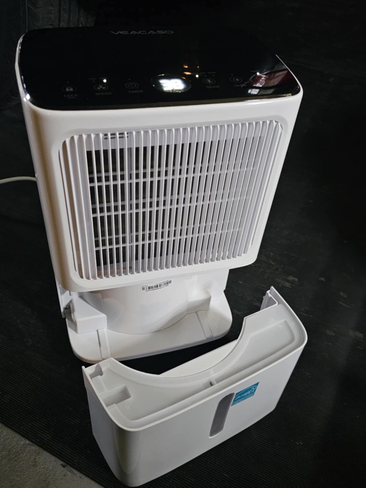 VEAGASO 34 Pint/D, 2500 Sq.Ft Dehumidifier for Basement with Drain Hose customer photo 1