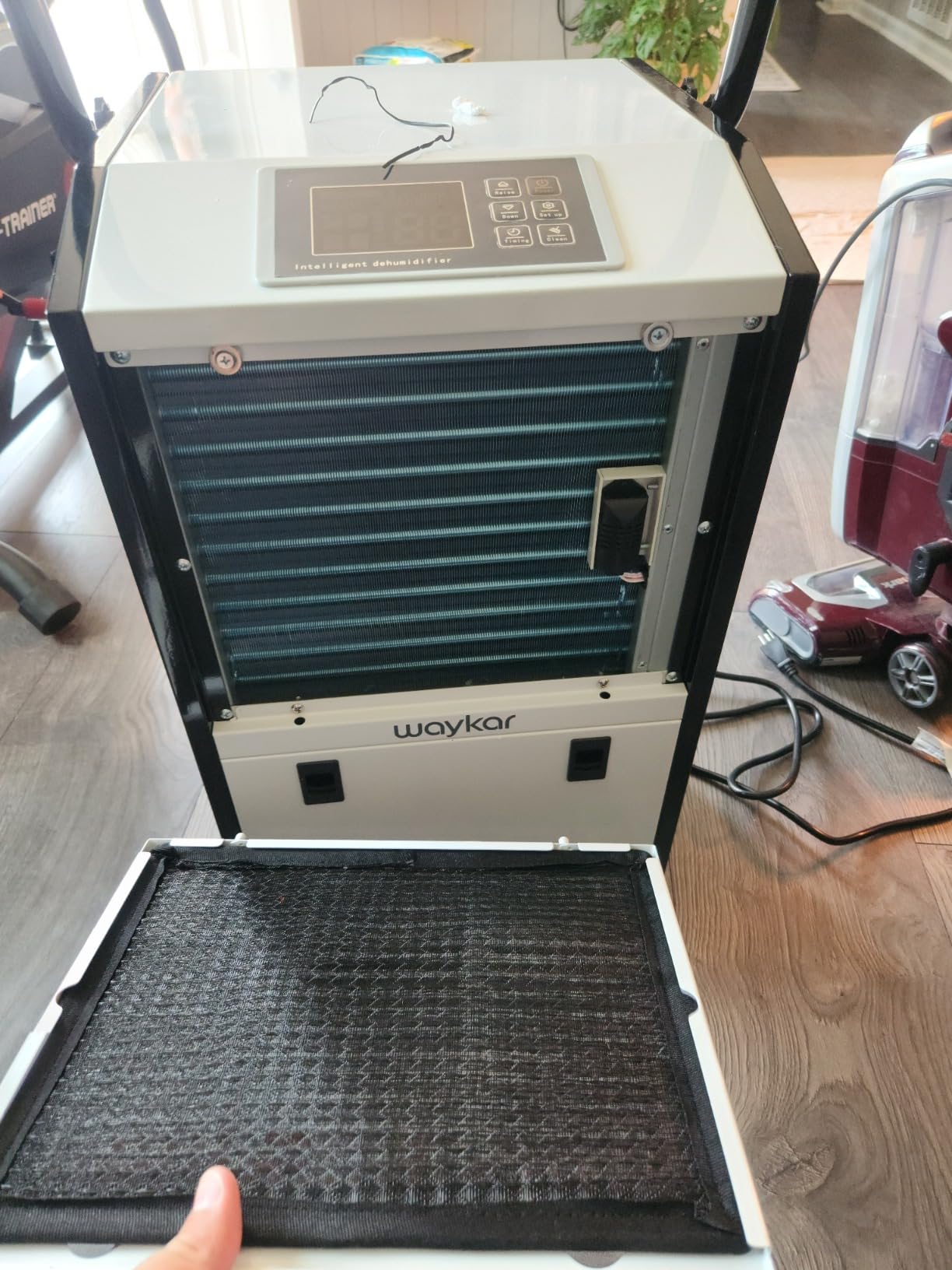 Waykar 155 Pints Large Commercial Dehumidifier with Drain Hose and Water Tank, Industrial Dehumidifier in Large Space up to 8000 Sq. Ft for Home, Basements, Whole House, Library customer photo 1