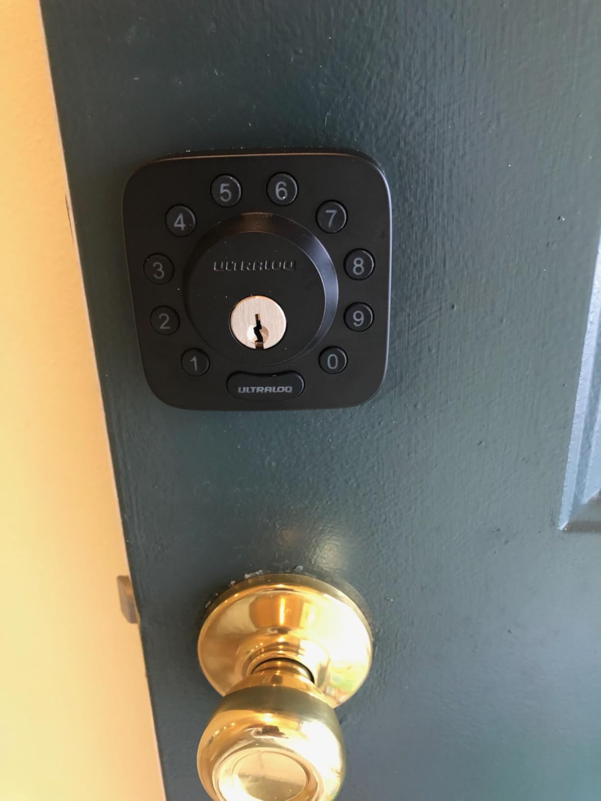 ULTRALOQ U-Bolt WiFi Smart Lock with Door Sensor, App Remote Access customer photo 1