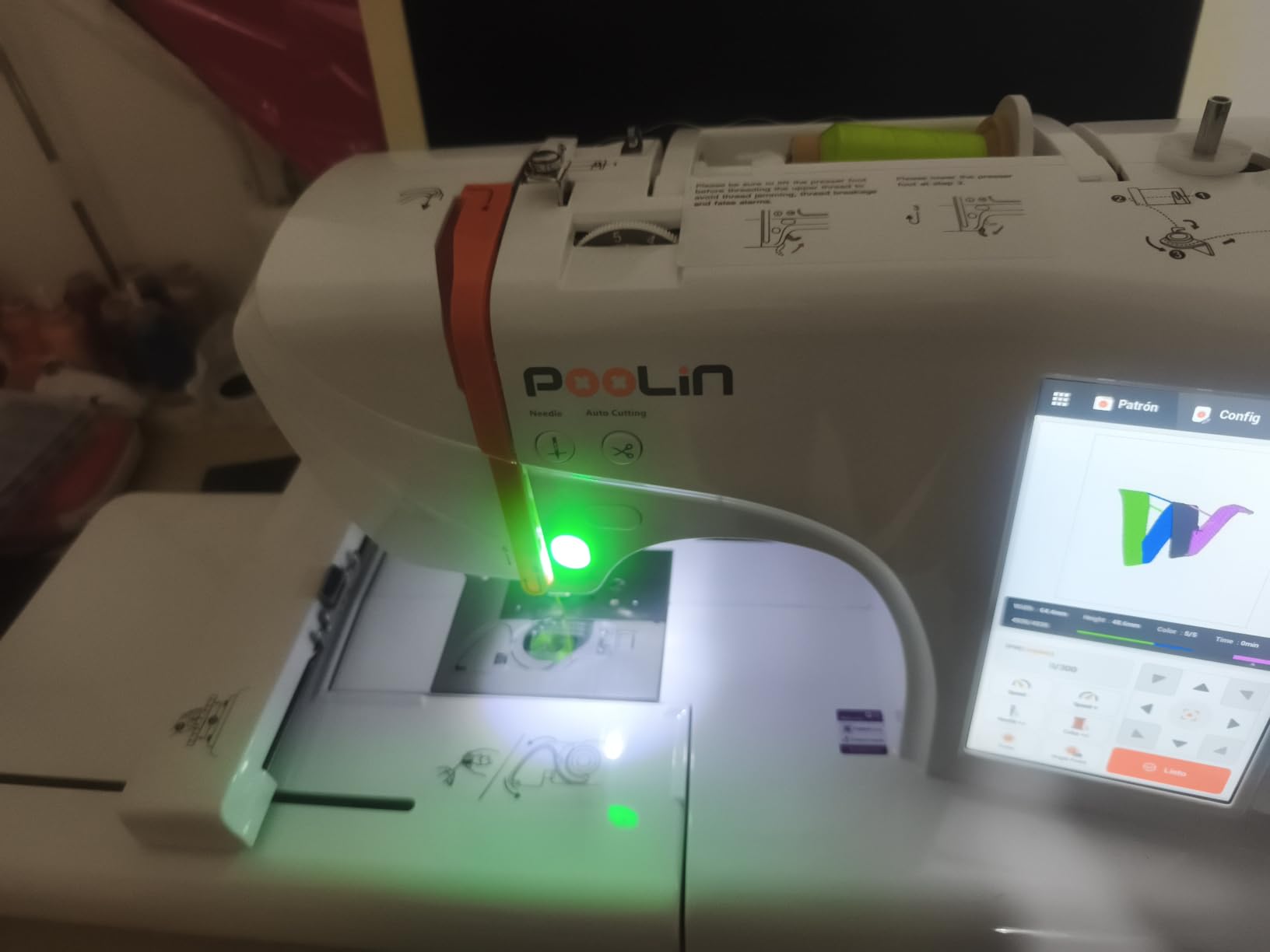 PooLin EOC05 Embroidery Machine for Beginners, 4