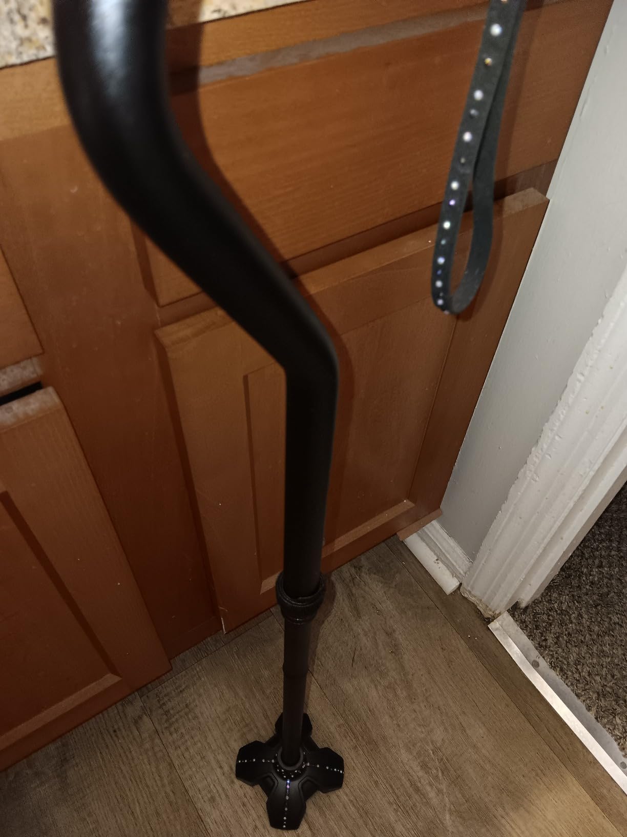 GPTCAMP Walking Cane Quad Base Self Standing 300lbs for Seniors customer photo 2