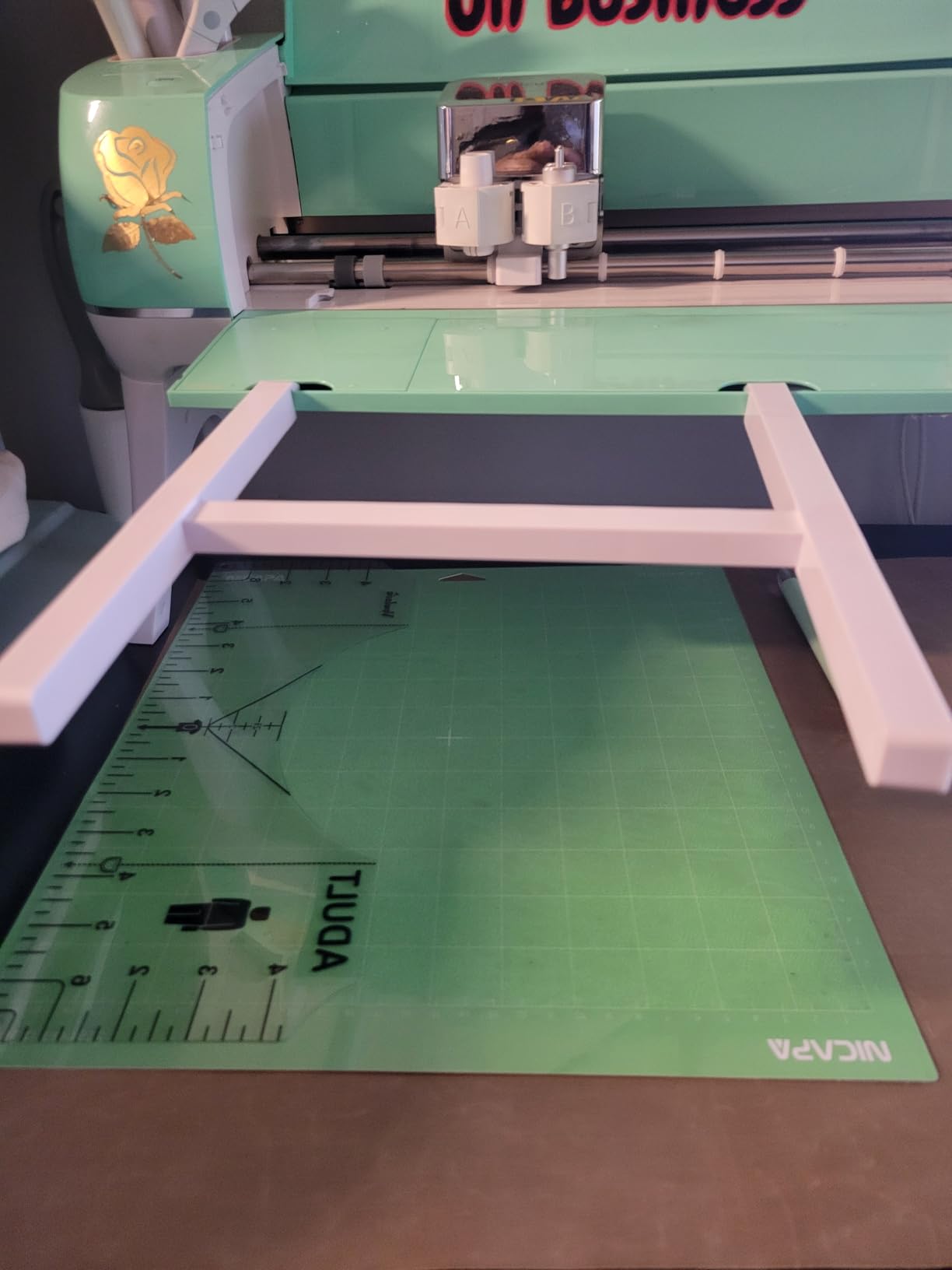 AOOIIN Extension Tray for Cricut and Explore, 12x12 Cutting Mat Holder customer photo 1