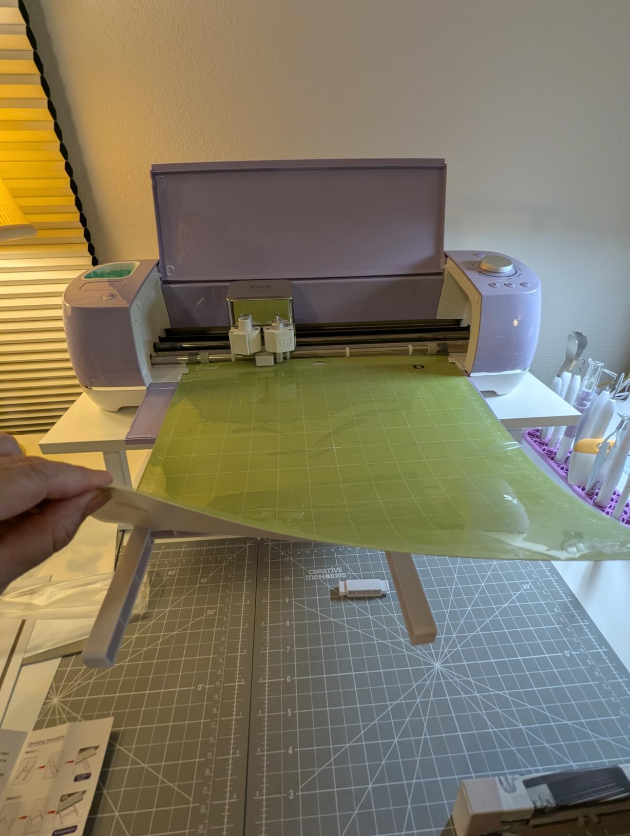 AOOIIN Extension Tray for Cricut and Explore, 12x12 Cutting Mat Holder customer photo 2