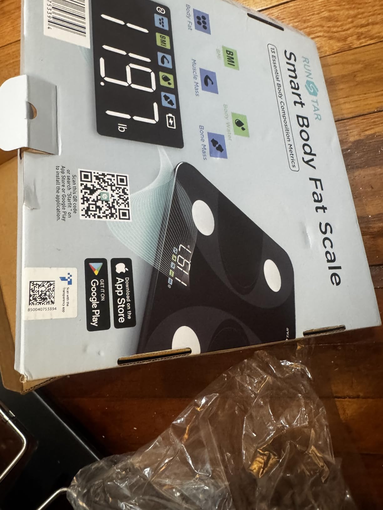 Scale for Body Weight and Fat Percentage, RunSTAR Digital Accurate Bathroom Smart Scale with Large Display, FSA&HSA Eligible 13 Body Composition Analyzer Sync App customer photo 1