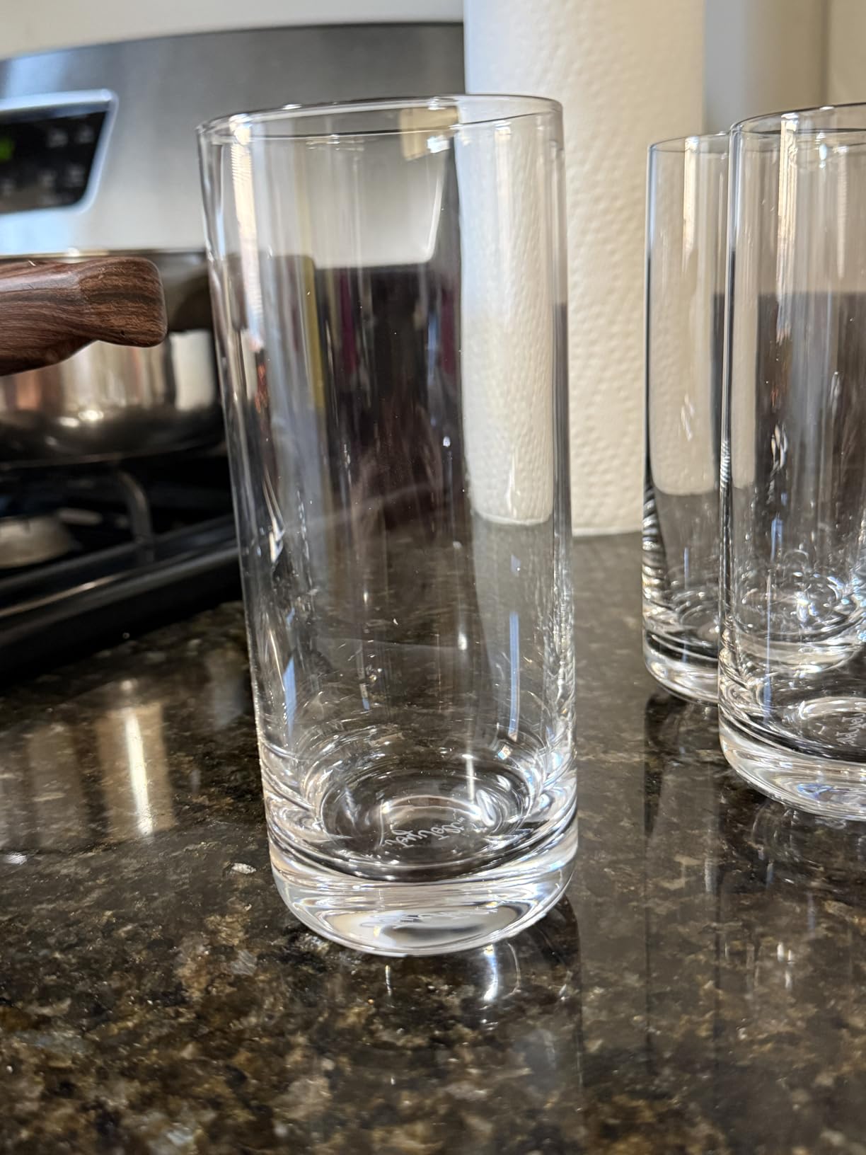 JoyJolt Faye Crystal Whiskey Glasses, Lowball Glasses Set of 6, 10oz Short Glass Tumbler, Double Old Fashioned Rocks Glass for Scotch or Bourbon, Dishwasher Safe Glassware customer photo 2