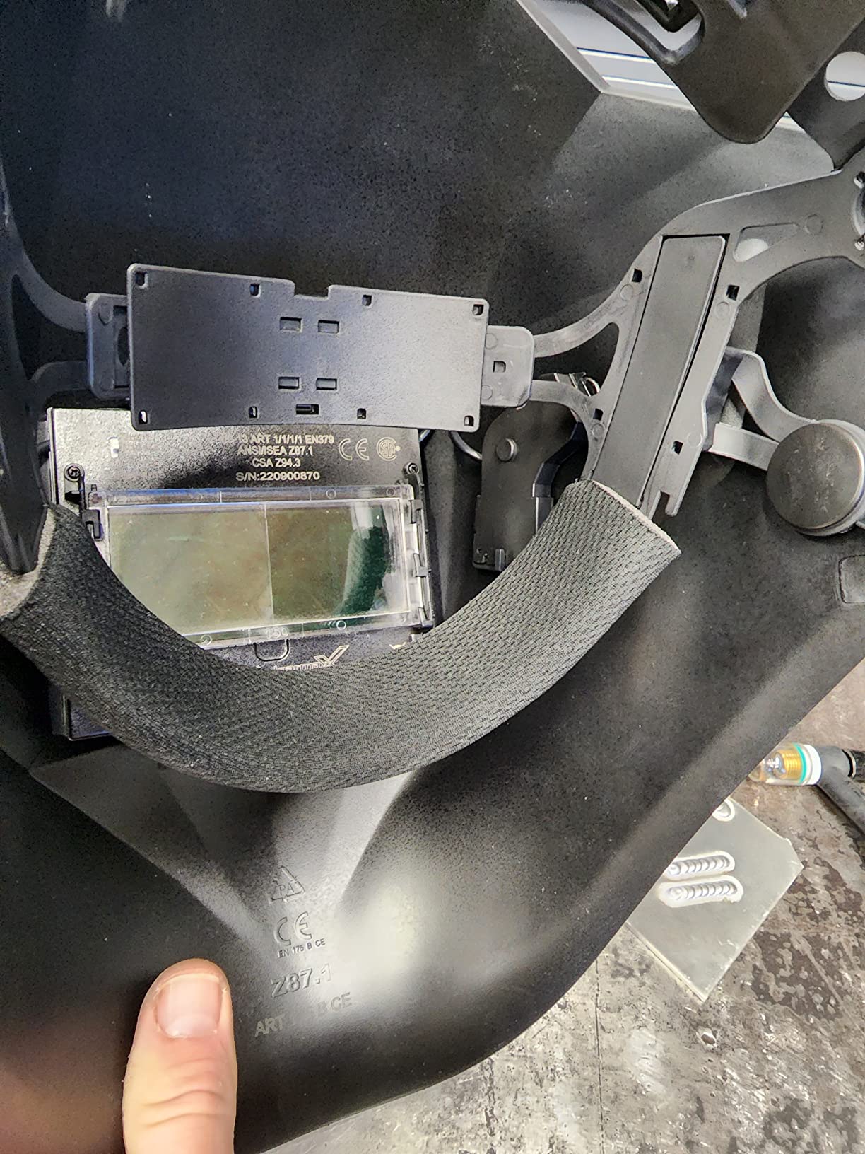 ARCCAPTAIN Welding Helmet Auto Darkening, 1/25000s Response, Shade 4/9-13 customer photo 2