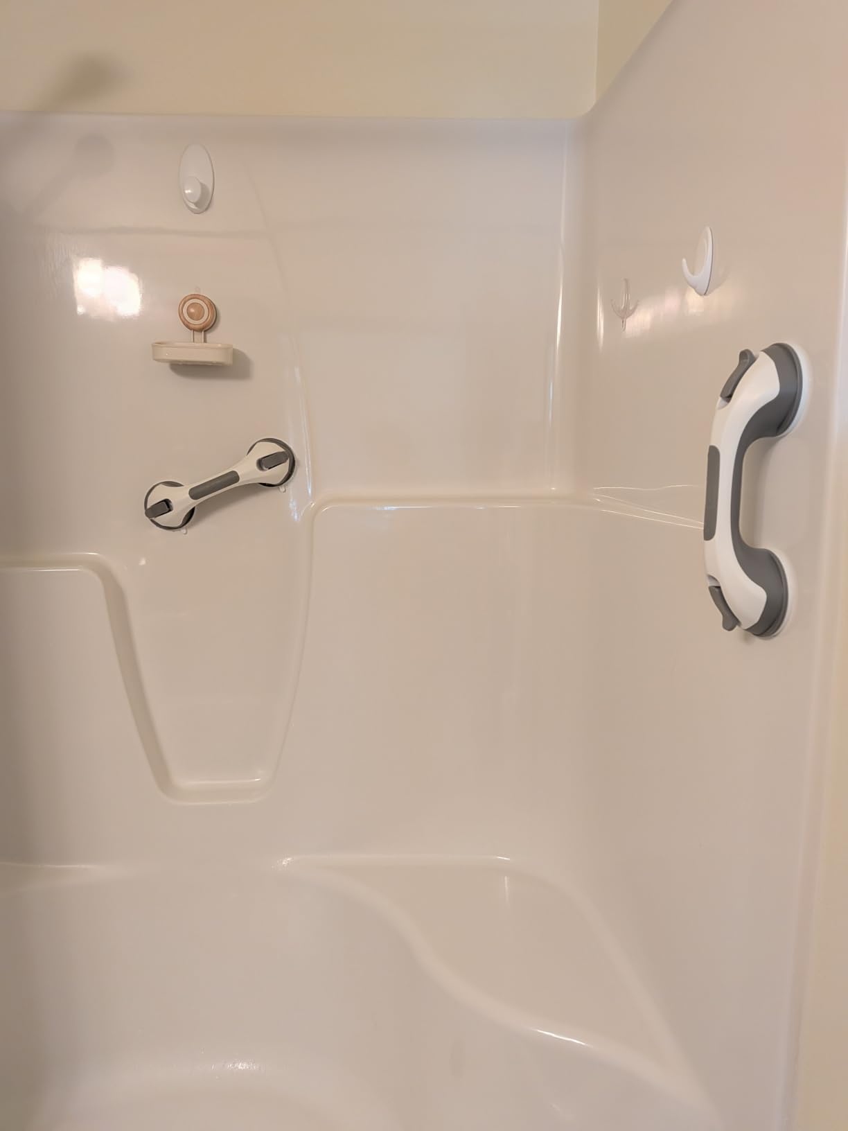 TAILI Grab Bars for Shower,Suction Shower Handles Rails,2 Pack,16.8