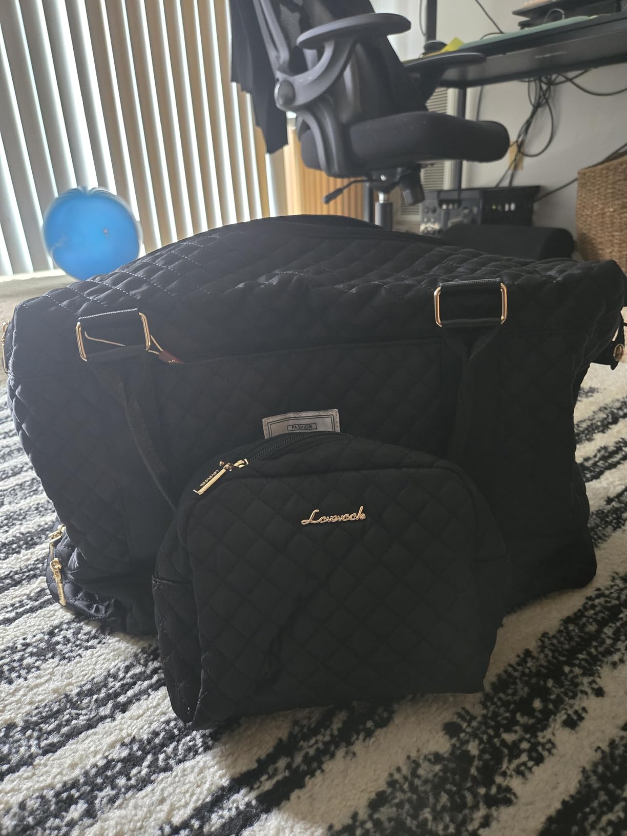 LOVEVOOK Travel Duffle Bag,Weekender Bags for Women with Shoe Compartment customer photo 2