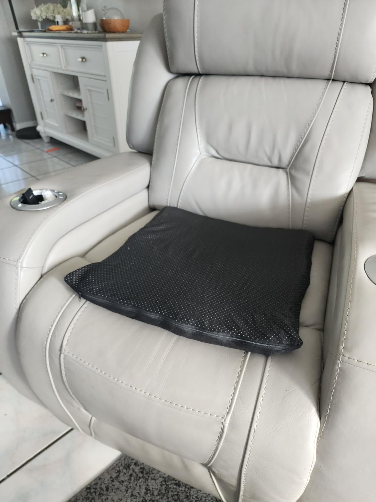 Gel Seat Cushion for Long Sitting Pressure Relief(Super Large&Thick) -Wheelchair Cushion for Pressure Sores - Coccyx,Sciatica & Tailbone Pain Relief Cushion- Non-Slip Butt Pillow for Office, Home, Car customer photo 2