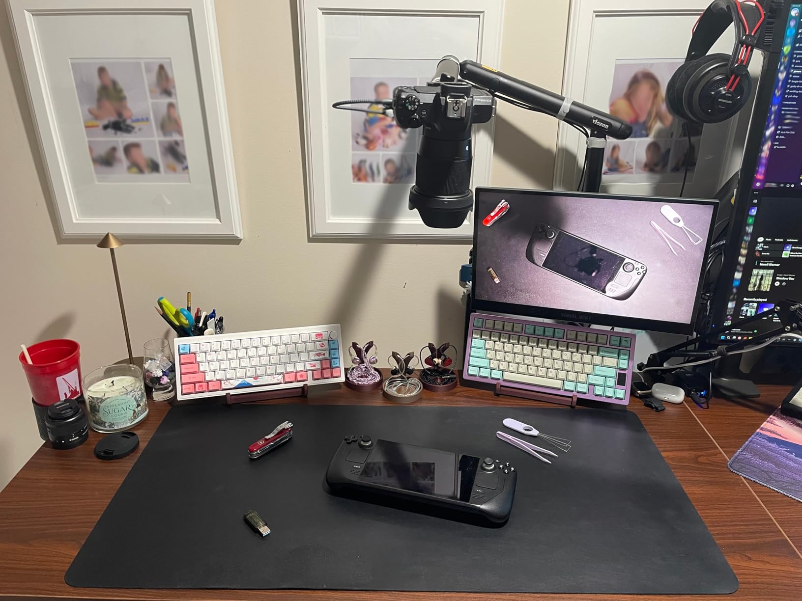VIVO Black 75 x 63 in Corner Standing Desk, DESK-E3CTB-75 customer photo 1