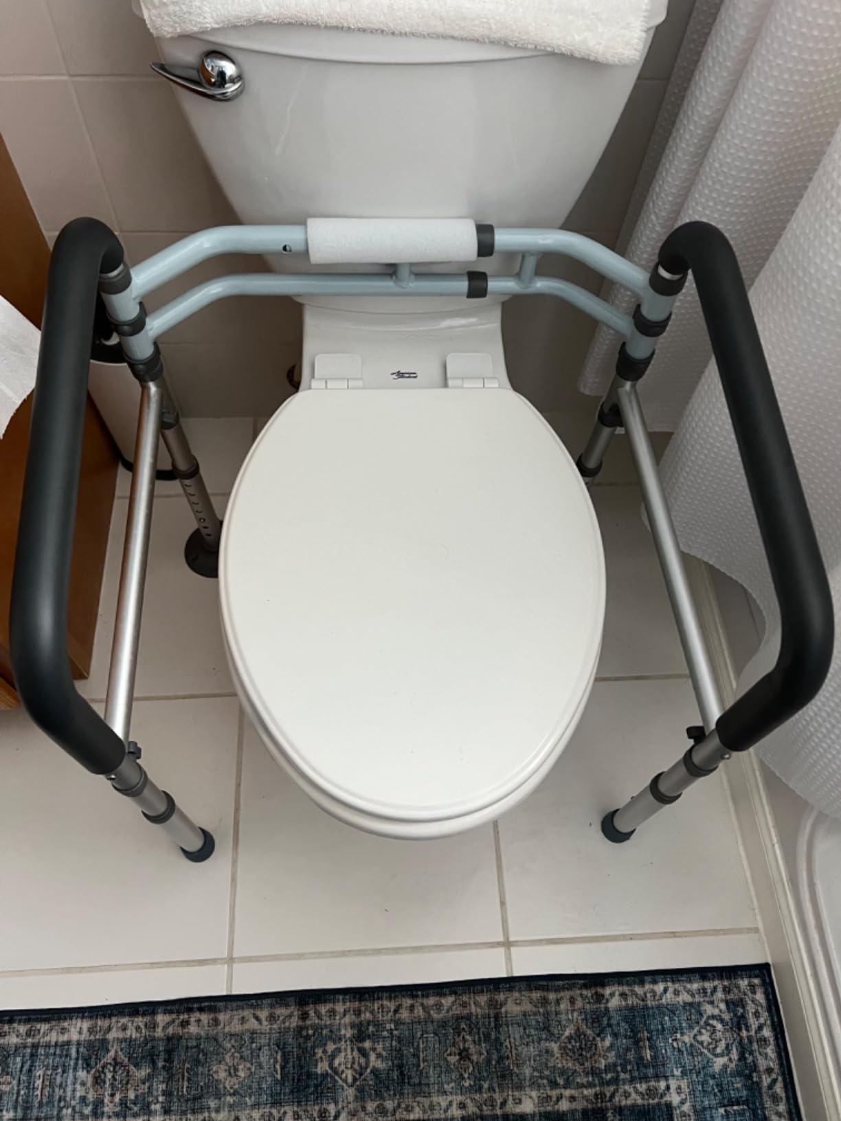 Toilet Safety Rails (350 LB), Toilet Handle Frame for Elderly customer photo 1