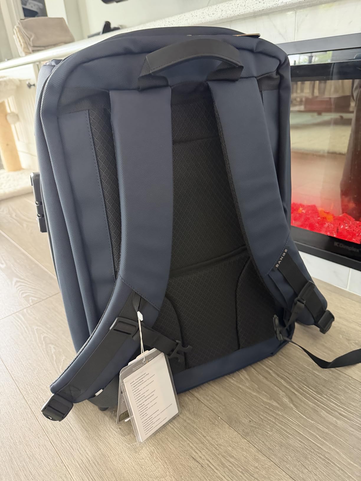 BANGE Anti Theft Backpack With TSA Lock,Waterproof Backpacks With YKK Zipper, High Tech Business Backpack For Men And Women, Laptop Backpack Fits For 17.3 Inch Notebook… customer photo 1