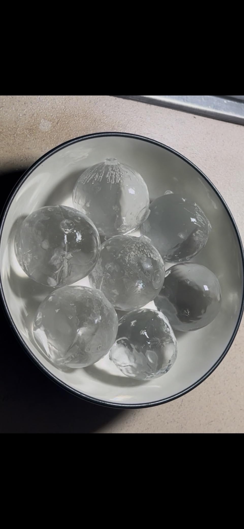 Clear Ice Ball Maker for Whiskey: FDDBI Circle Ice Cube Tray Make 2Inch Ice Sphere - Clear Ice Cube Maker for Old Fashioned Bourbon Whisky customer photo 1