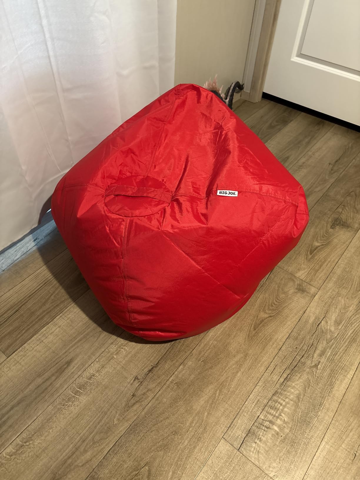 Big Joe Classic Bean Bag Chair for Kids Bedroom and Reading Nook, Easy-Clean Navy, Durable Nylon Polyester Blend, 2 feet Refillable customer photo 1