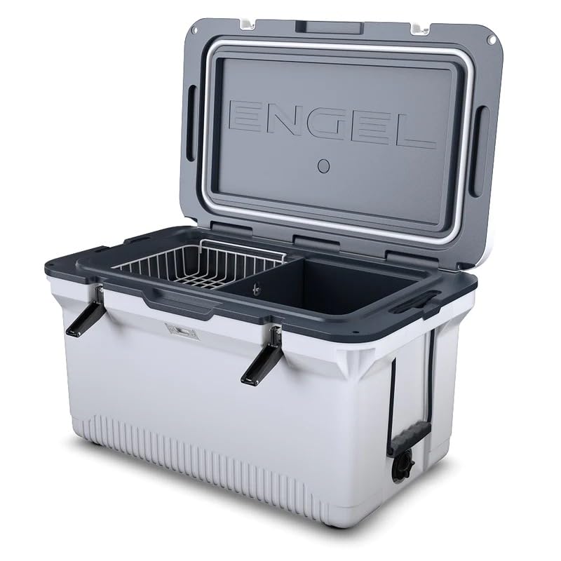 ENGEL 60 QT Ultra-Light Injection Molded Cooler - Ice Chest Keeps Ice up to 7 Days - Cooler Includes Wire Basket, Divider and Built-in Bottle Opener customer photo 2
