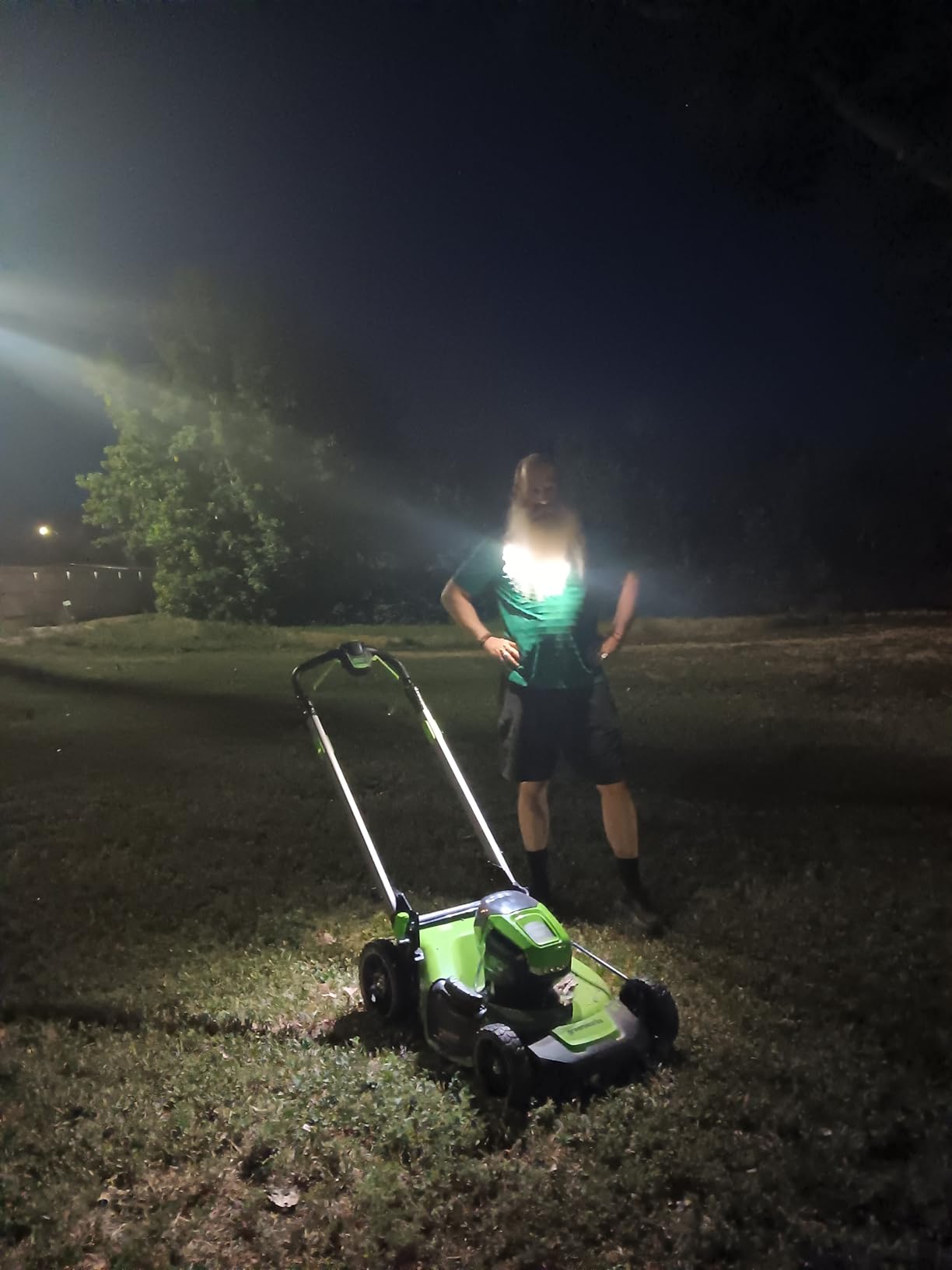 Greenworks 80V 21in Push Lawn Mower, 4.0 Ah Battery and Charger customer photo 1