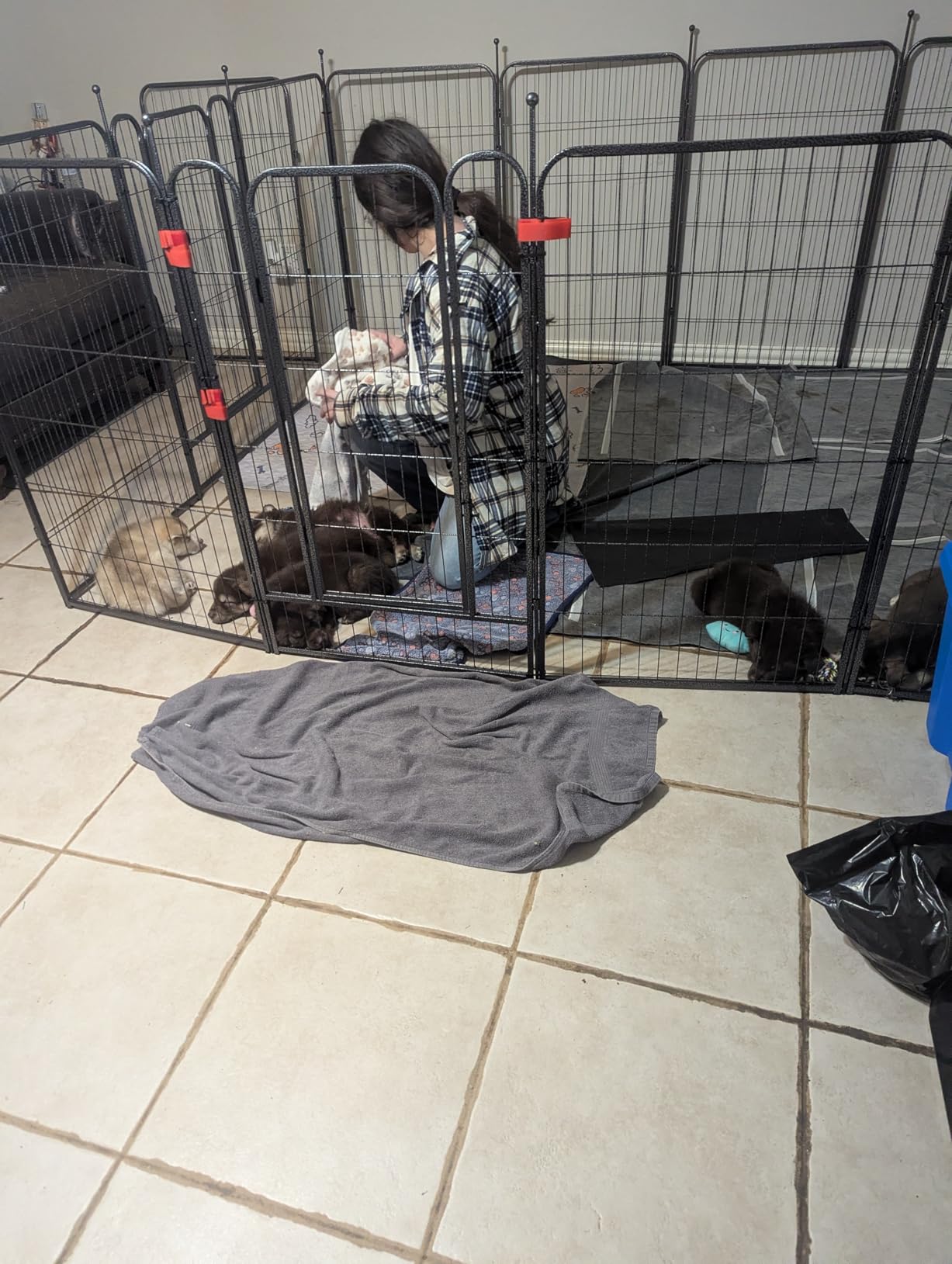 VISCOO Dog Playpen Outdoor, 16 Panels 40