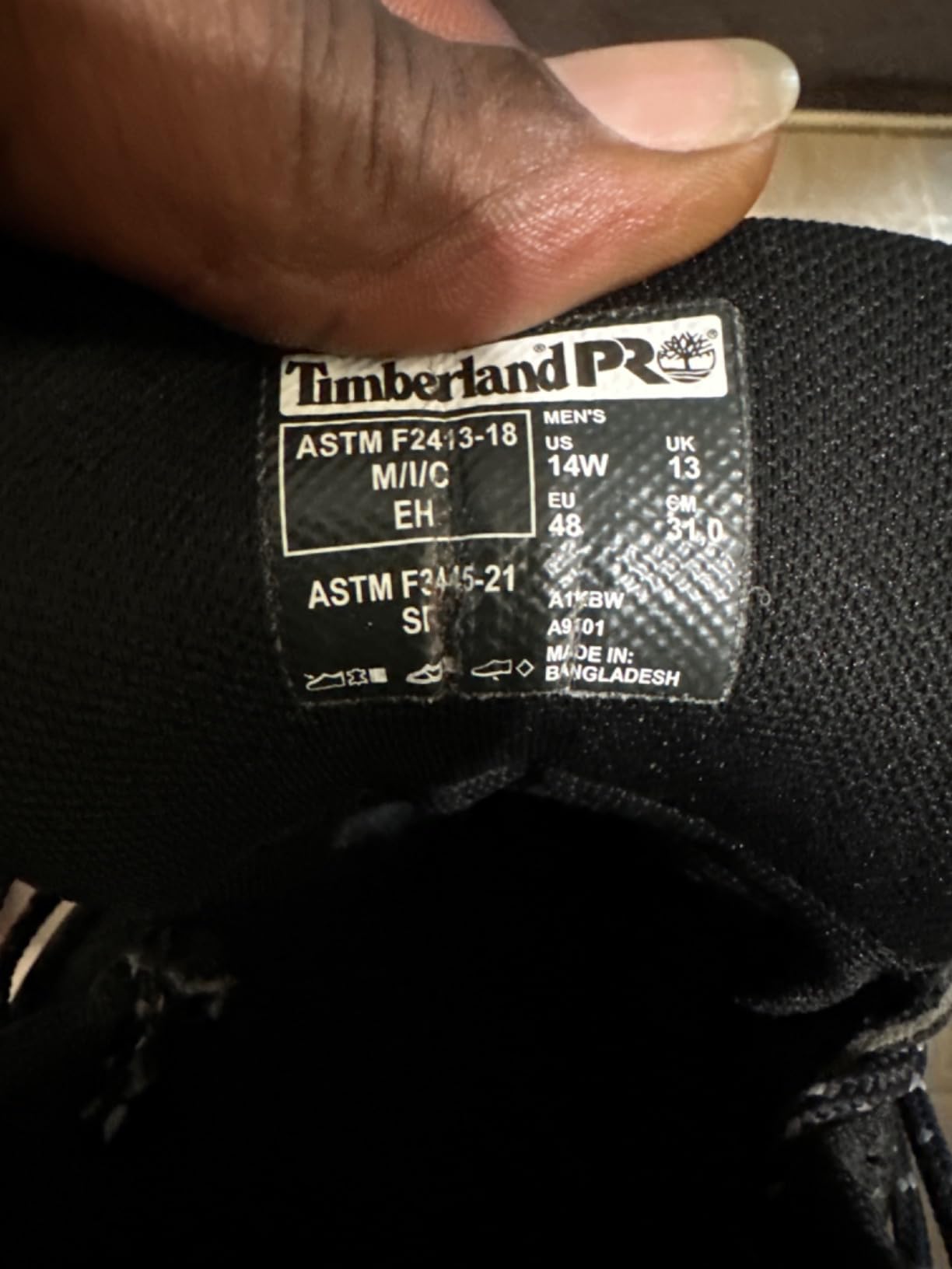 Timberland PRO Men's Ridgework Composite Safety Toe Waterproof Mid Boots customer photo 1