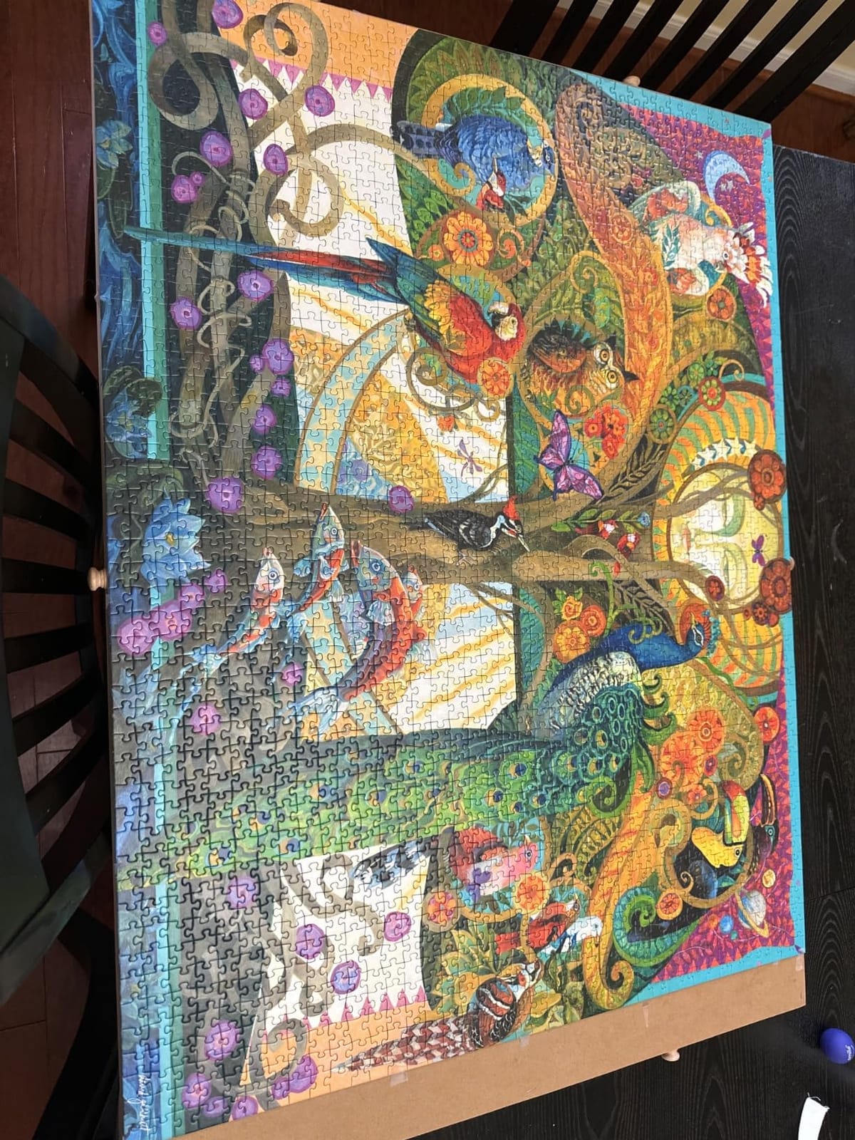 Ravensburger - On The Fifth Day - 2000 Piece Jigsaw Puzzle - Stunning Imagery of an Artistic Creation Rendition - Vibrant Colors - Frameable - Premium Quality - Puzzles for Adults customer photo 1