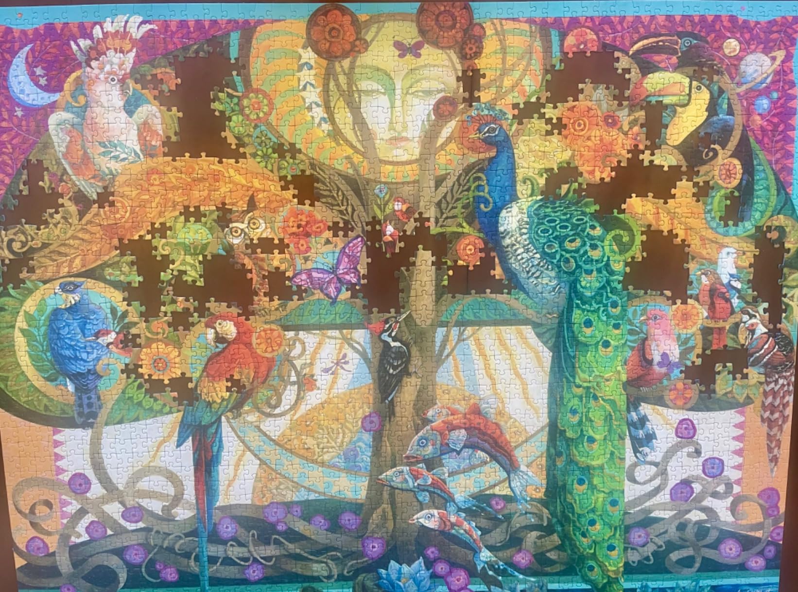Ravensburger - On The Fifth Day - 2000 Piece Jigsaw Puzzle - Stunning Imagery of an Artistic Creation Rendition - Vibrant Colors - Frameable - Premium Quality - Puzzles for Adults customer photo 2