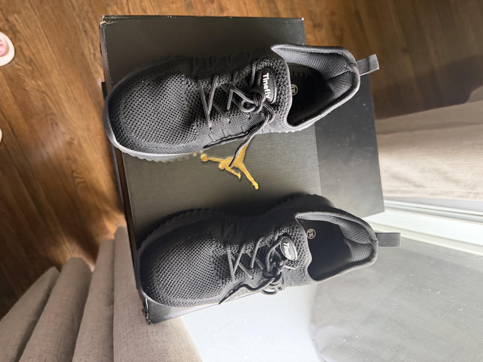 Tinefiy Steel Toe Shoes for Women Comfortable Safety Work Sneaker customer photo 2