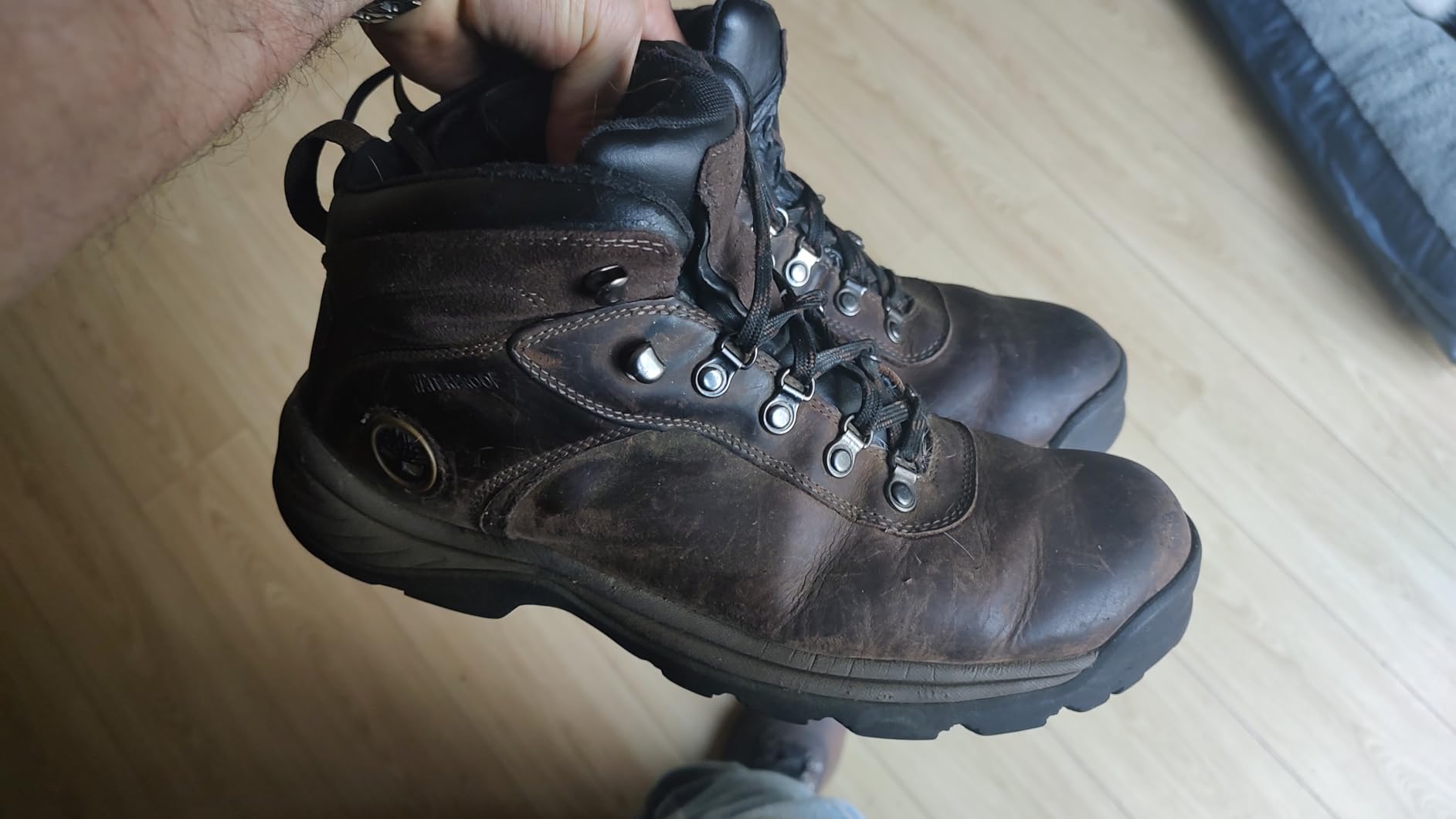 Timberland Men's Flume Mid Waterproof Hiking Boot customer photo 1
