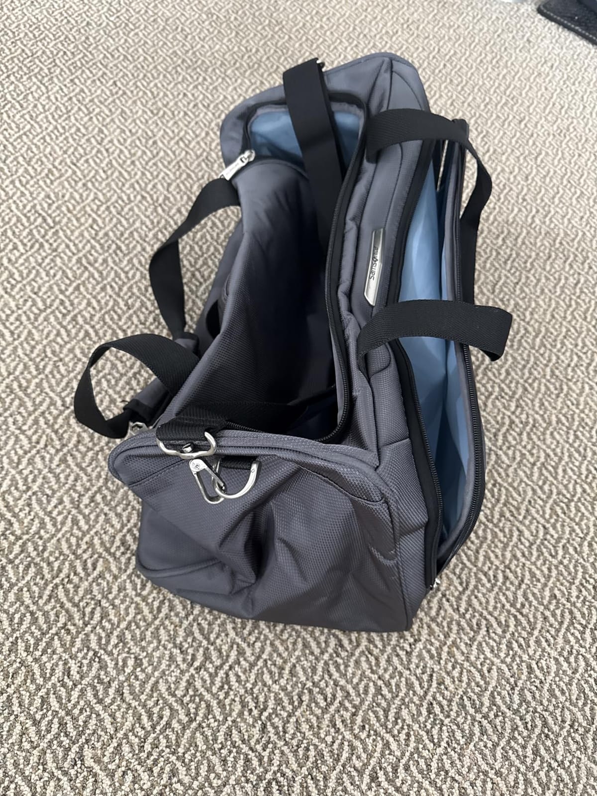 Samsonite Ascella 3.0 Softside Expandable Luggage with Spinner Wheels, 3-Piece Set (20/24/28), Sapphire Blue customer photo 2
