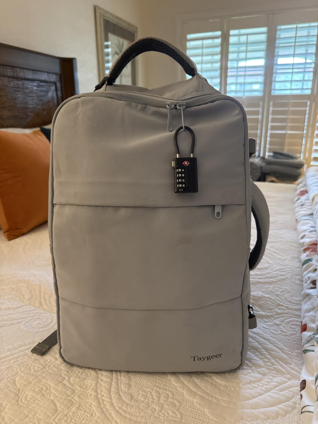 Taygeer Travel Laptop Backpack for Men, Airplane Approved Travel Backpack | 15.6inch Laptop Backpacks with Water Bottle Pocket, Lightweight College 35l Luggage Bookbag Gifts for Business Work, Black customer photo 2