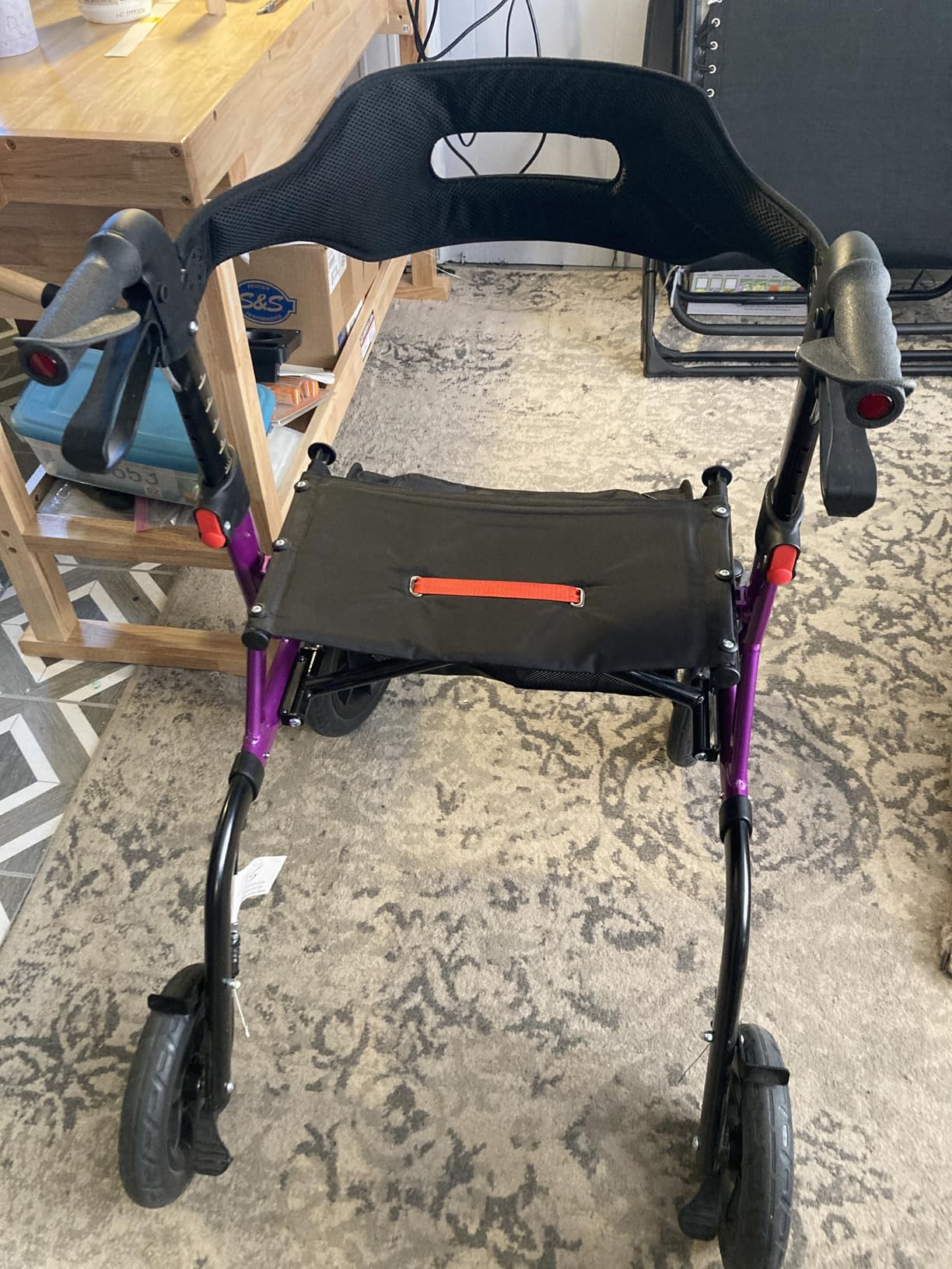 MAXWALK Rollator Walker for Seniors with Seat, 12