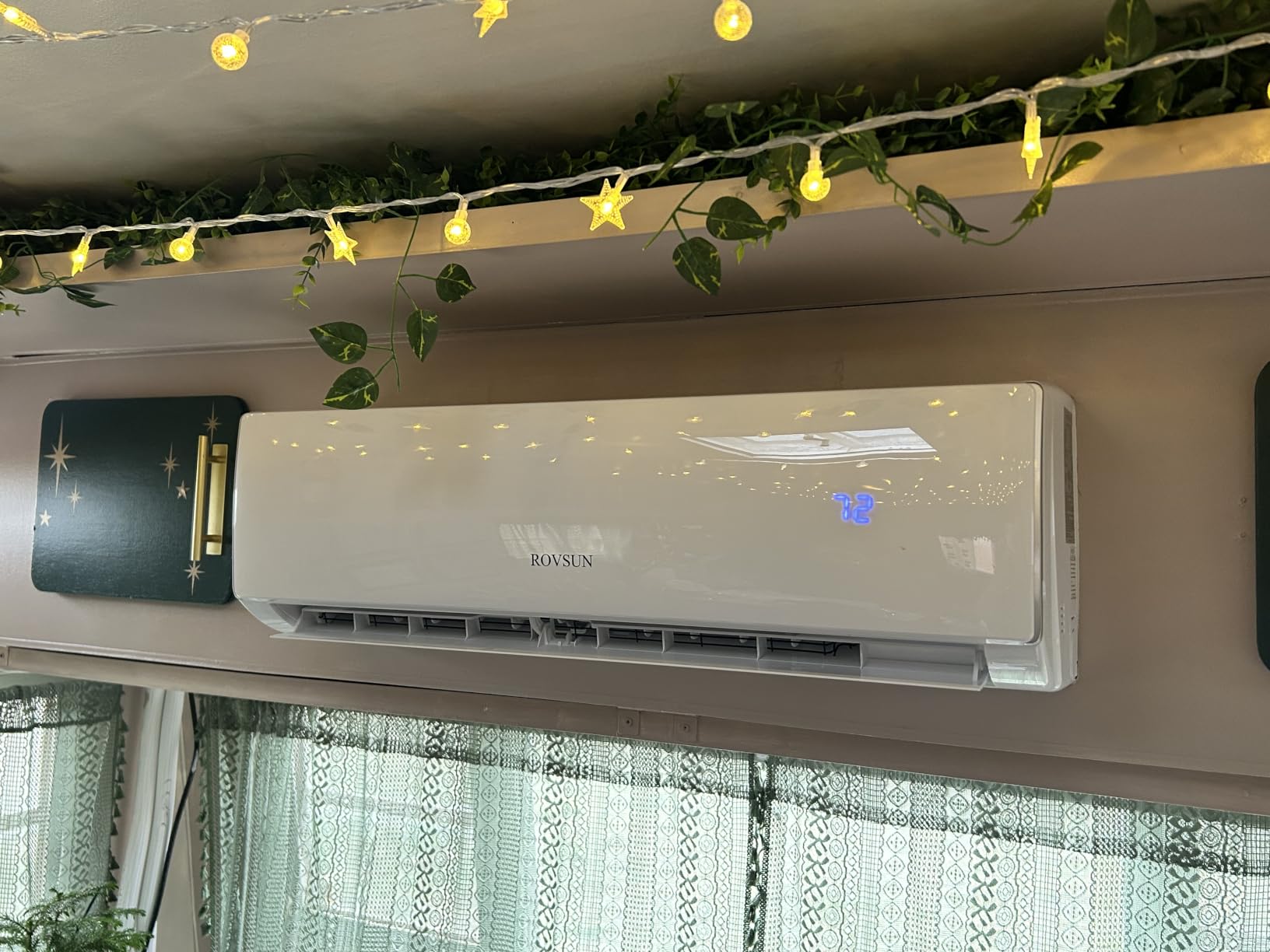 ROVSUN 11500 BTU Wifi Enabled Mini Split Air Conditioner & Heater, 17 SEER2 115V Inverter Ductless Wall AC Unit with Pre-Charged Condenser, Heat Pump & Installation Kit customer photo 1