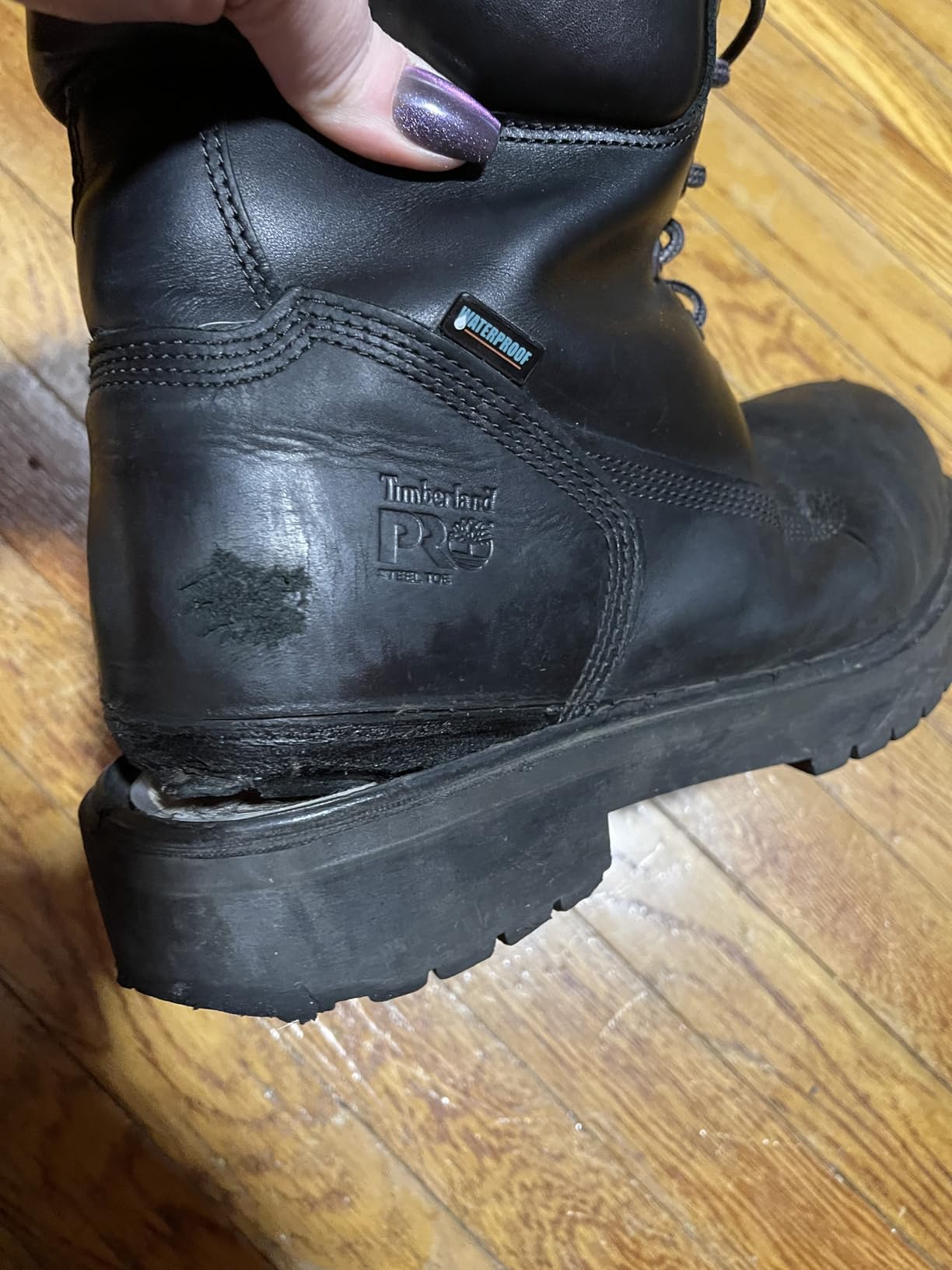 Timberland PRO Men's Direct Attach 6 Inch Steel Safety Toe Insulated Waterproof Industrial Work Boot customer photo 1