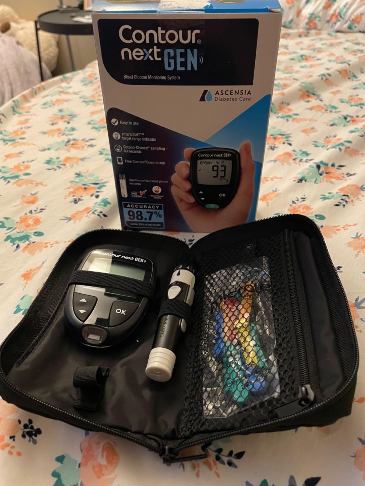 Ascensia CONTOUR NEXT GEN Blood Glucose Monitor All in One Kit + 20 Strips | Includes 20 Test Strips, Accurate Blood Sugar Monitor, Easy-to-Use Glucose Meter, Portable customer photo 1