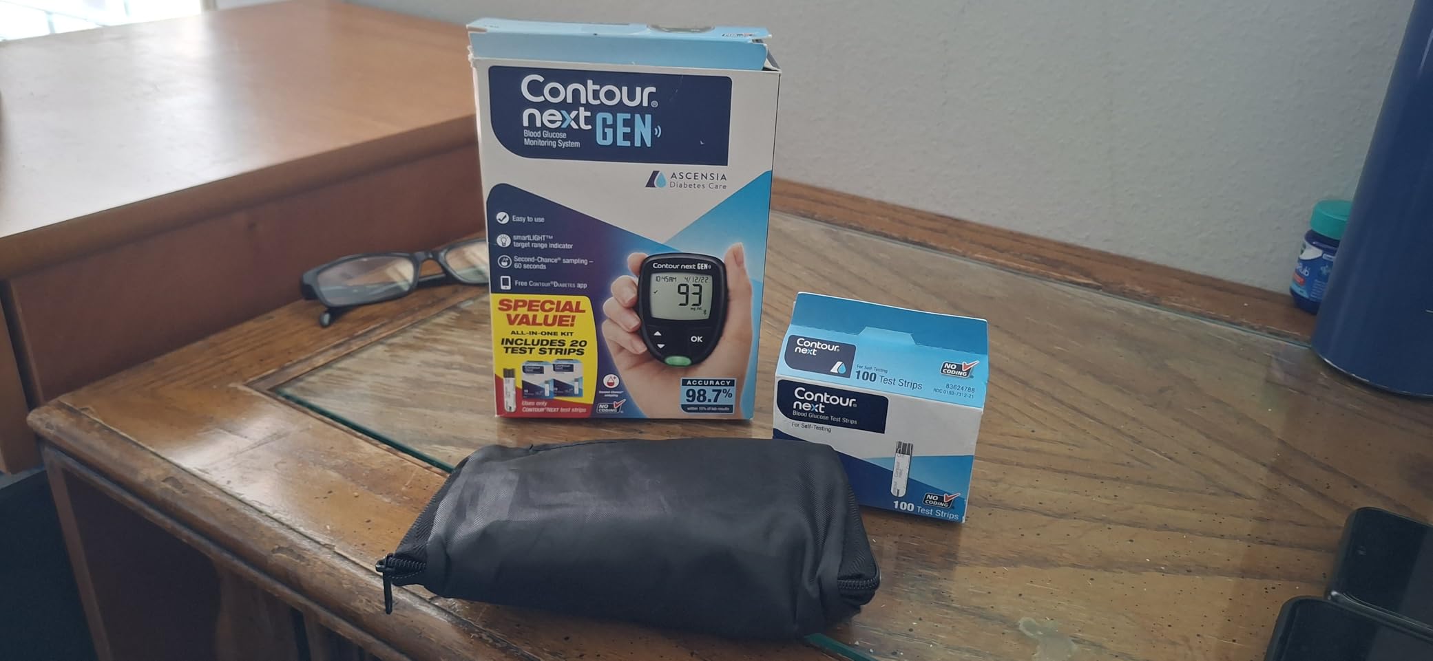 Ascensia CONTOUR NEXT GEN Blood Glucose Monitor All in One Kit + 20 Strips | Includes 20 Test Strips, Accurate Blood Sugar Monitor, Easy-to-Use Glucose Meter, Portable customer photo 2